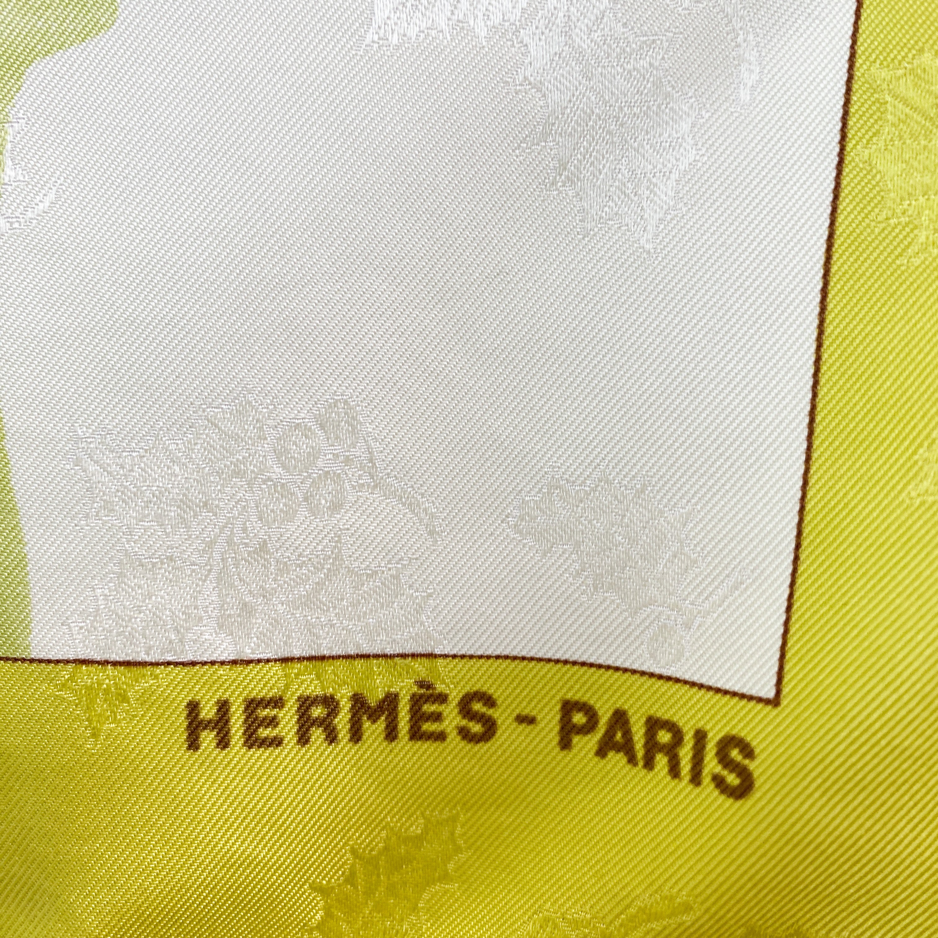 Boxed Hermes Neige d’Anton 2001 Vintage Silk Scarf