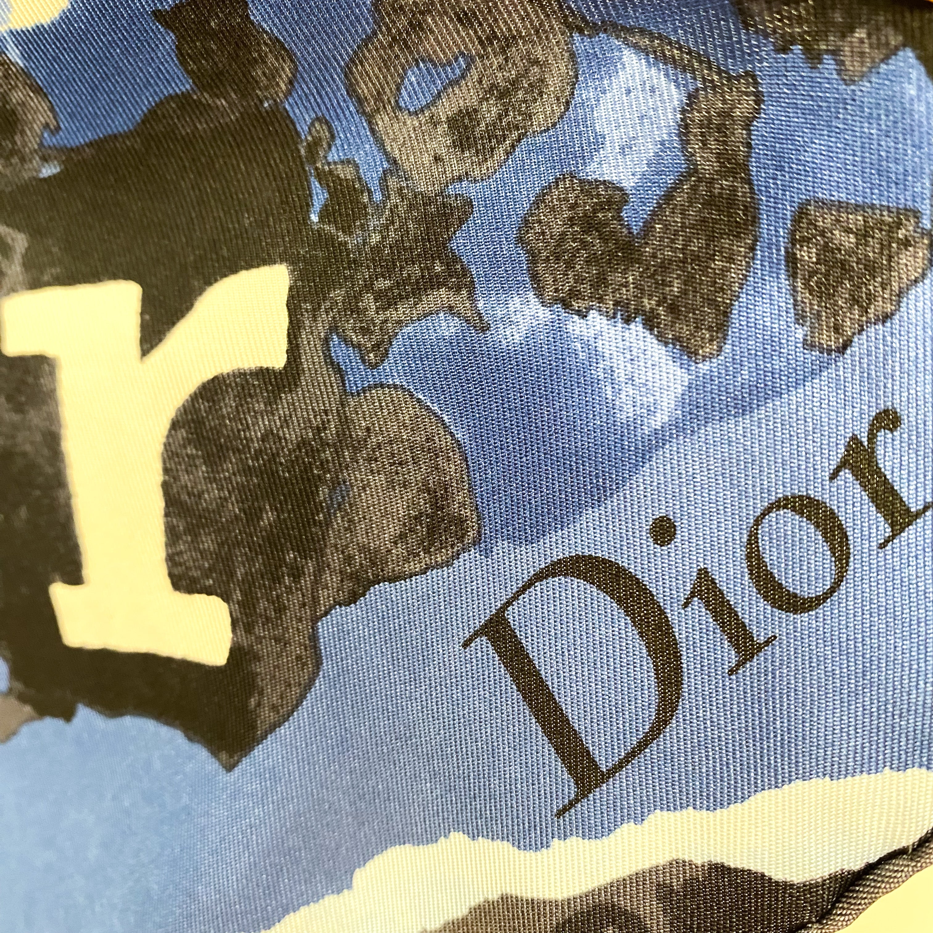 Stunning Christian Dior Designer Silk Scarf