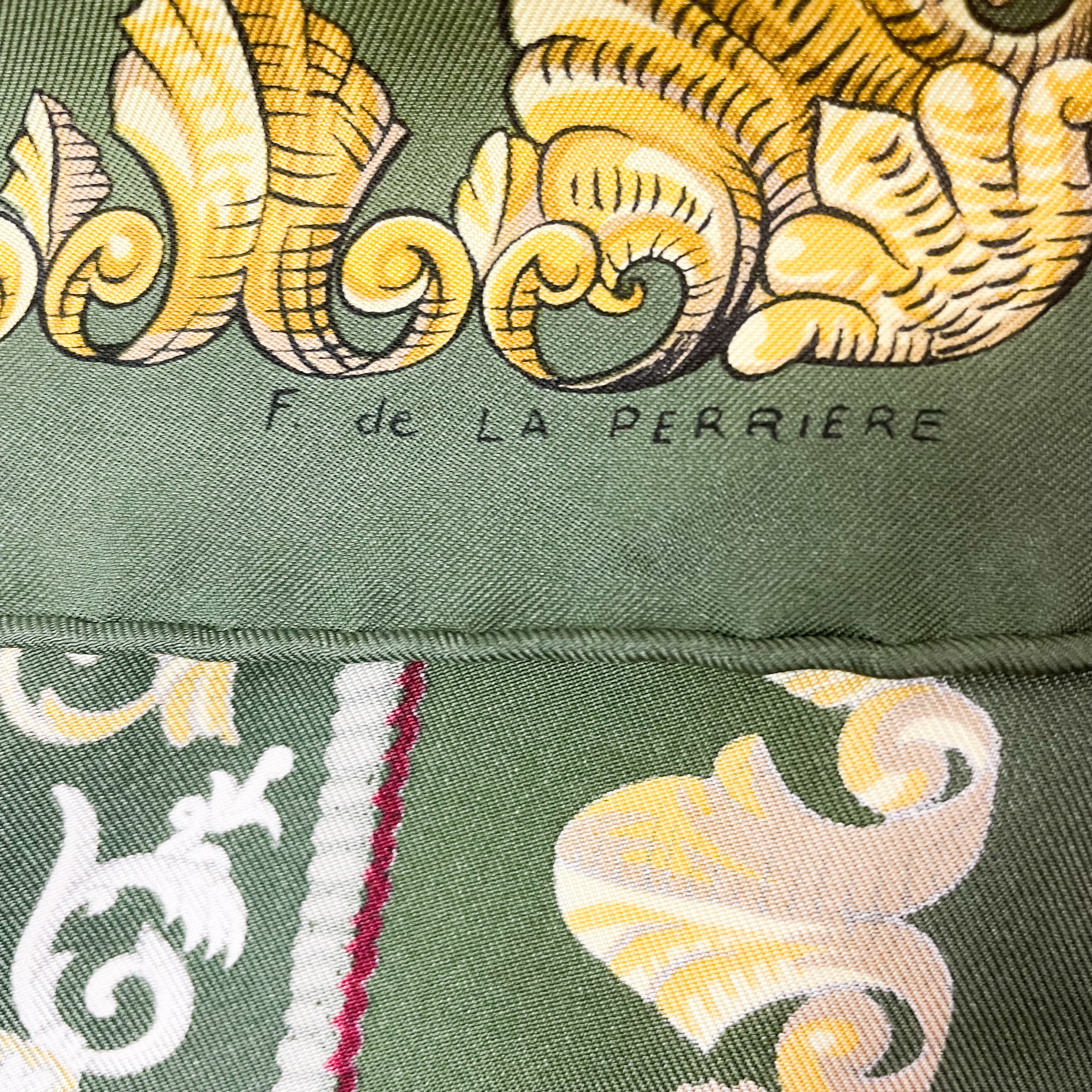 Boxed Hermes Ludovicus Magnus 1963 Designer Silk Scarf