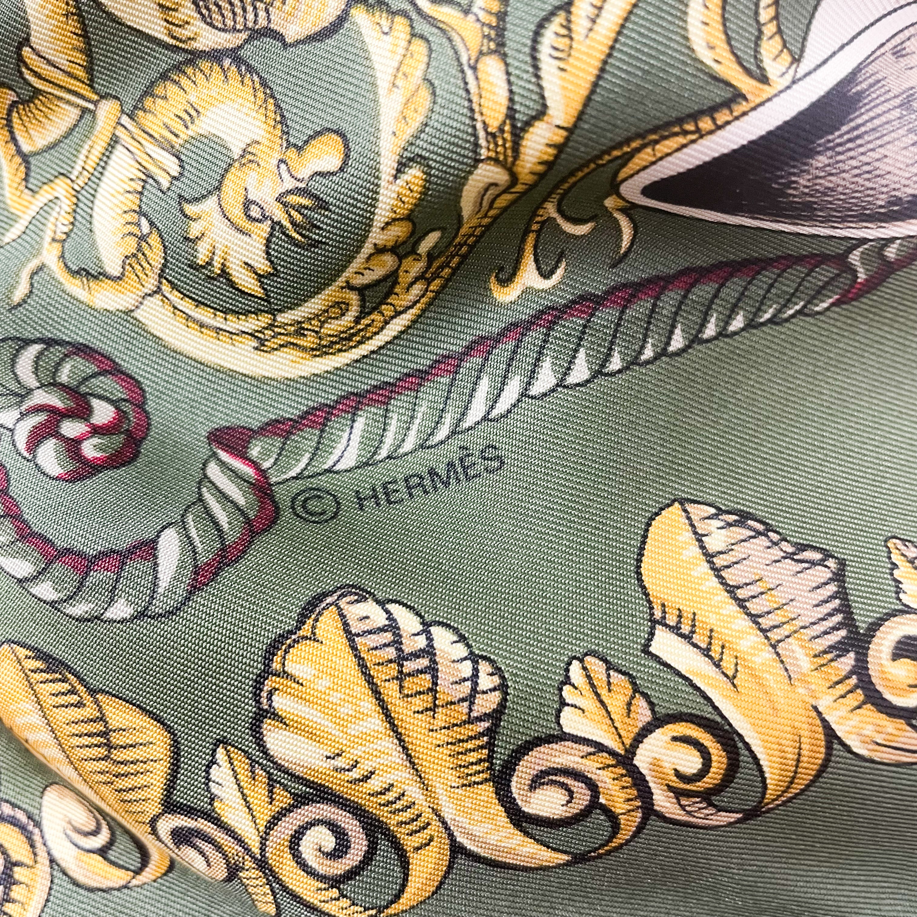 Boxed Hermes Ludovicus Magnus 1963 Designer Silk Scarf