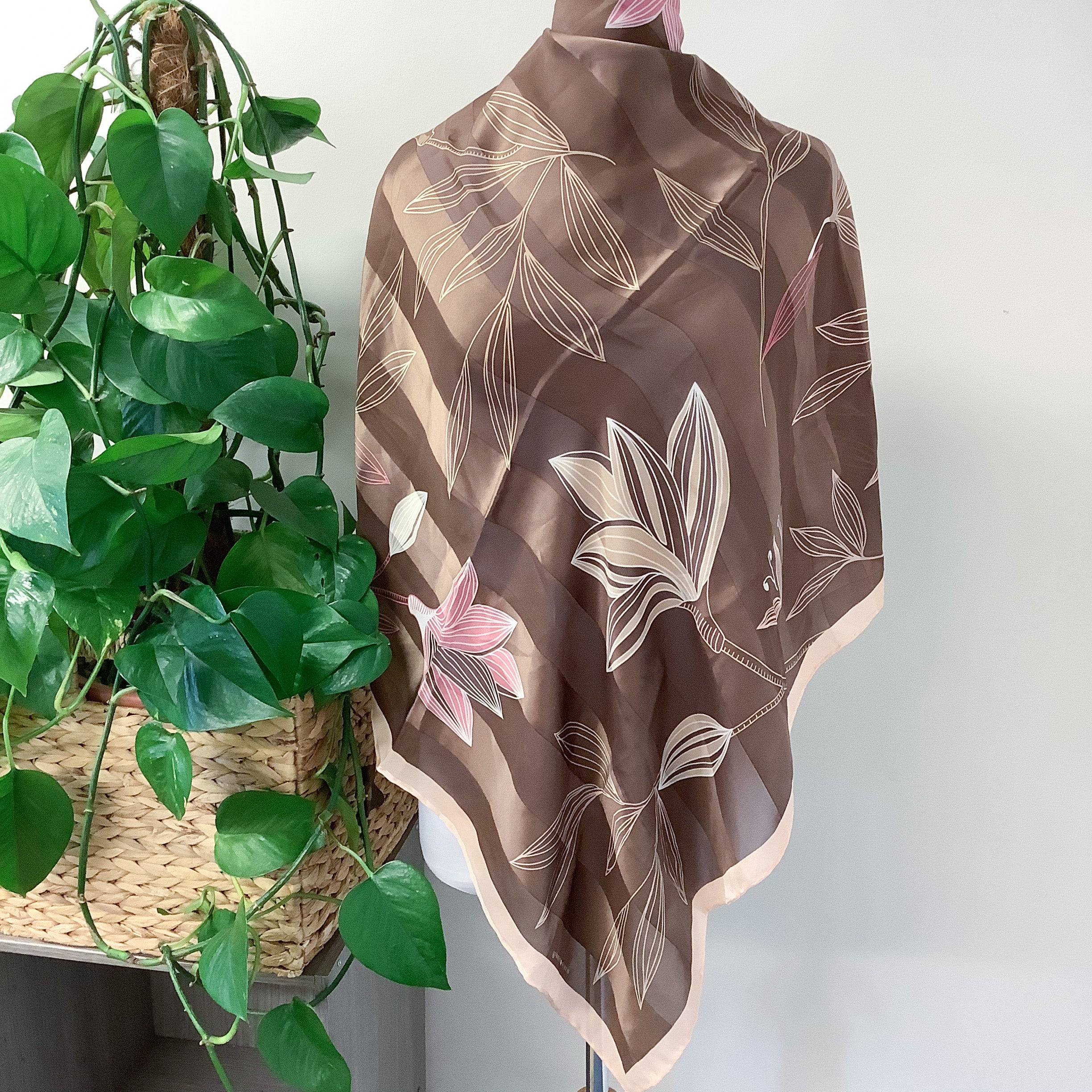Marja Kurki Floral Design Silk Scarf