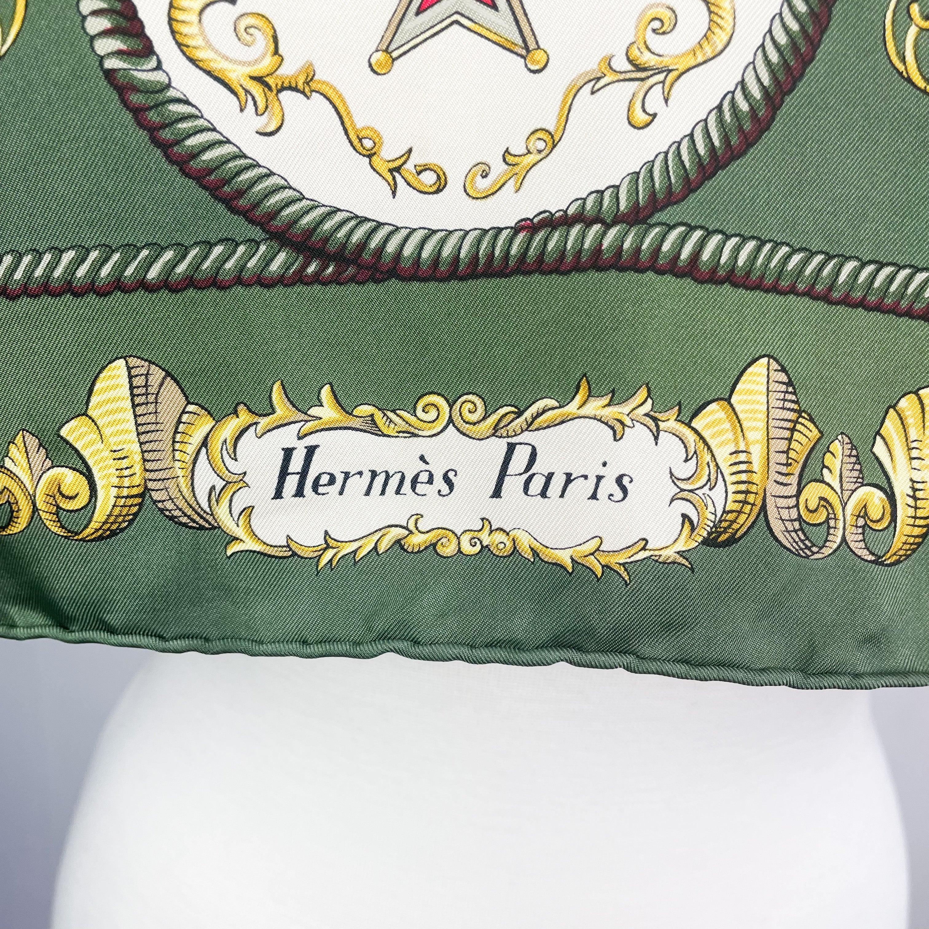 Boxed Hermes Ludovicus Magnus 1963 Designer Silk Scarf