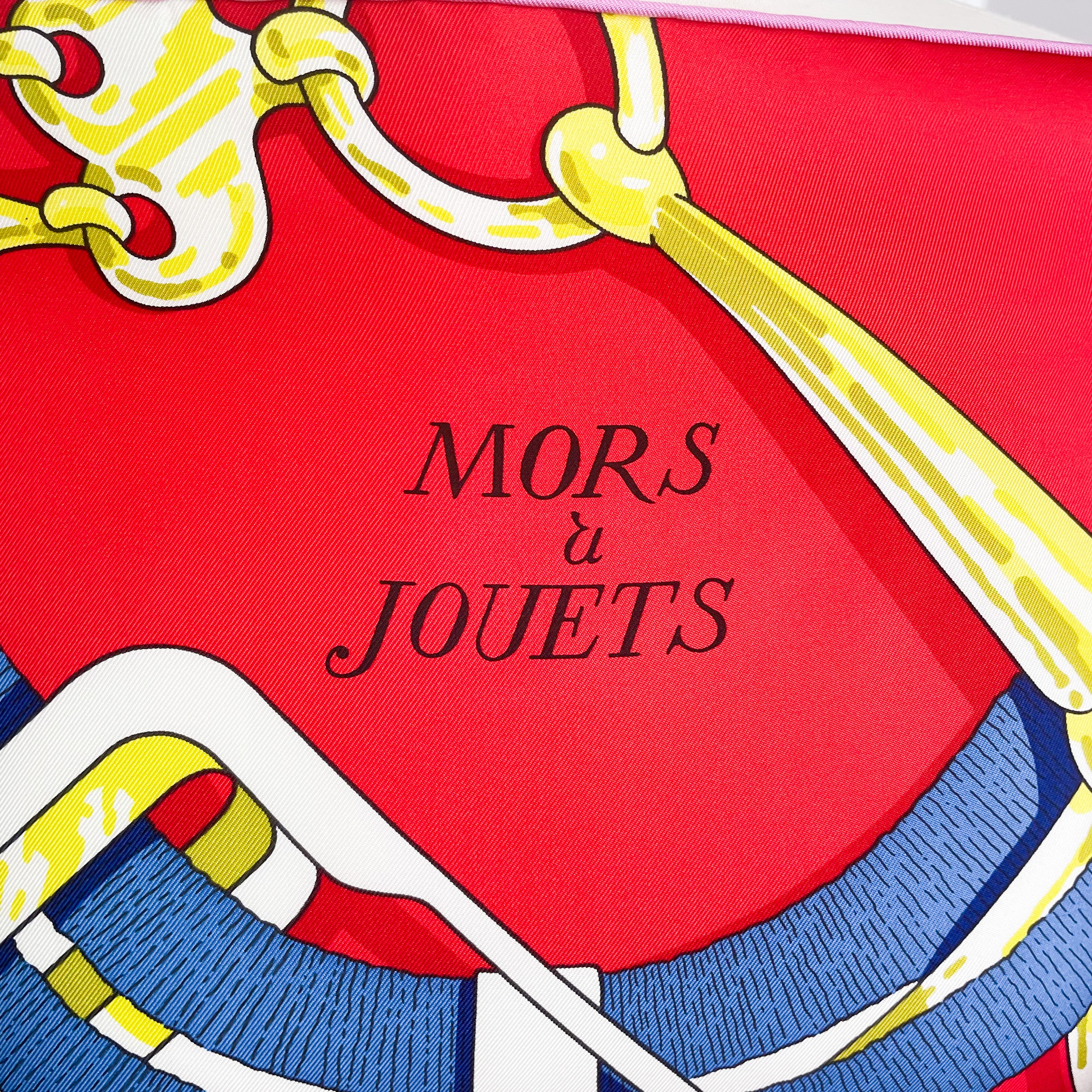 Brand New Boxed Hermes Mors a Jouets Designer Silk Scarf