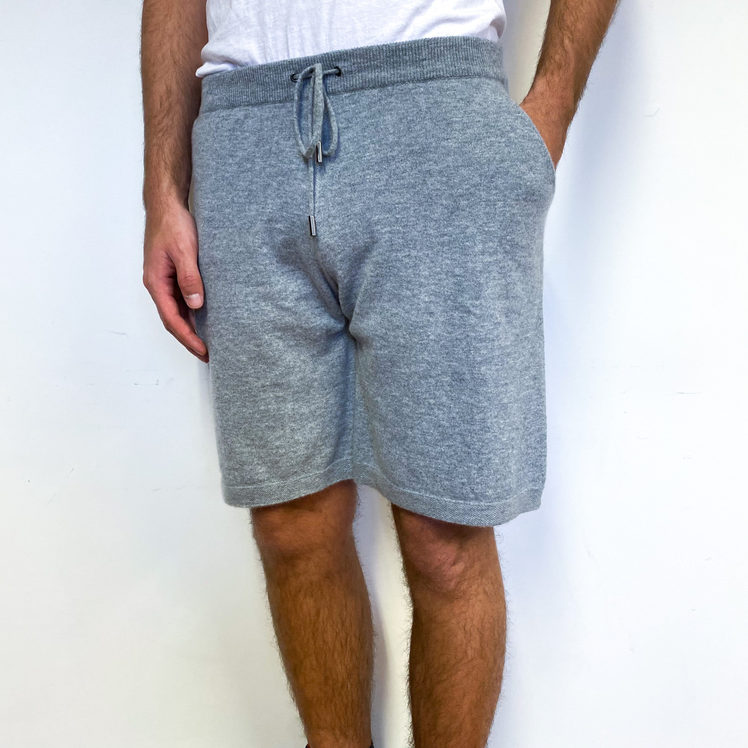 Men’s Brand New Scottish Ash Grey Lounge Shorts Medium