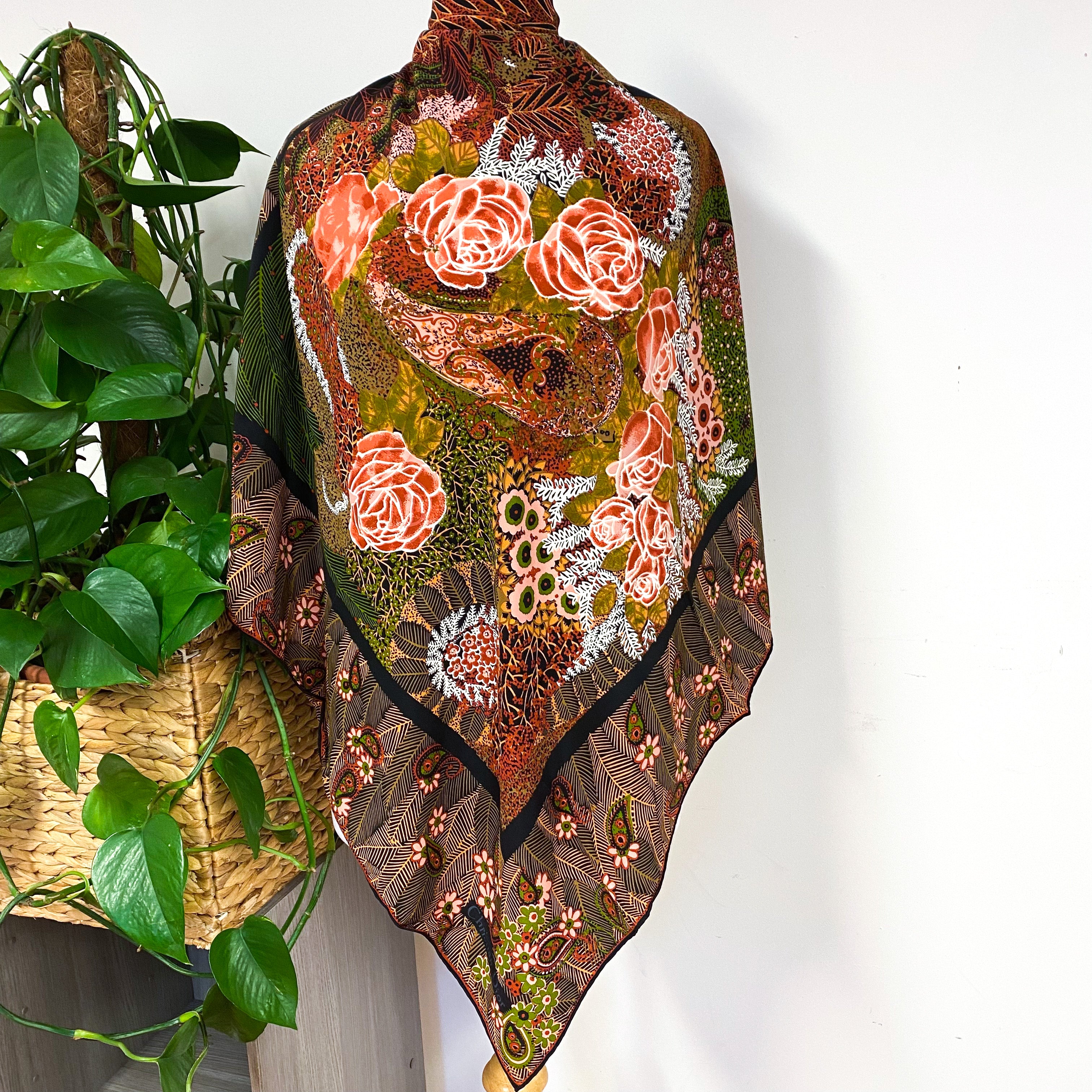 Unworn Christian Dior Vintage Silk Scarf