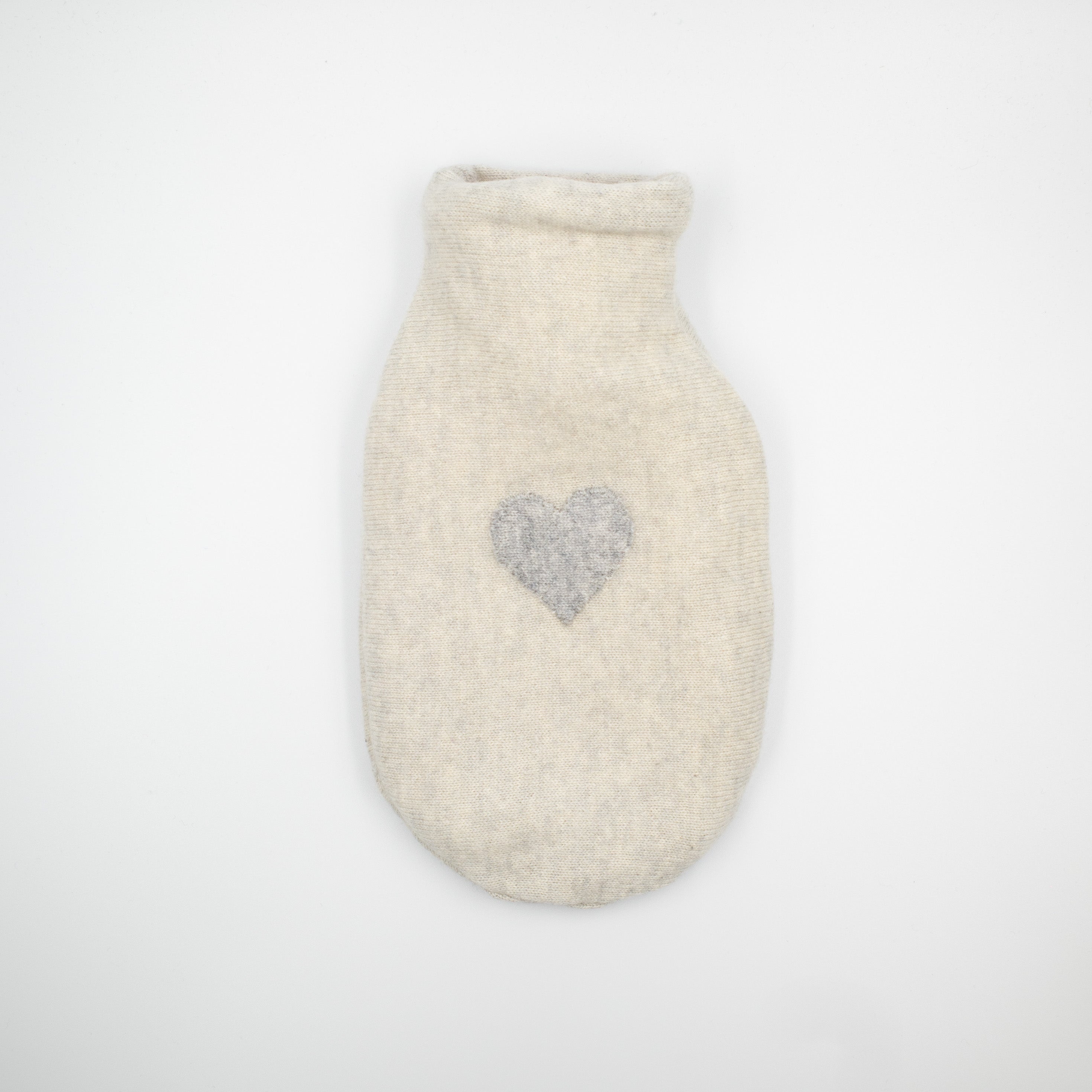 Frost Grey Cashmere Small Hot Water Bottle