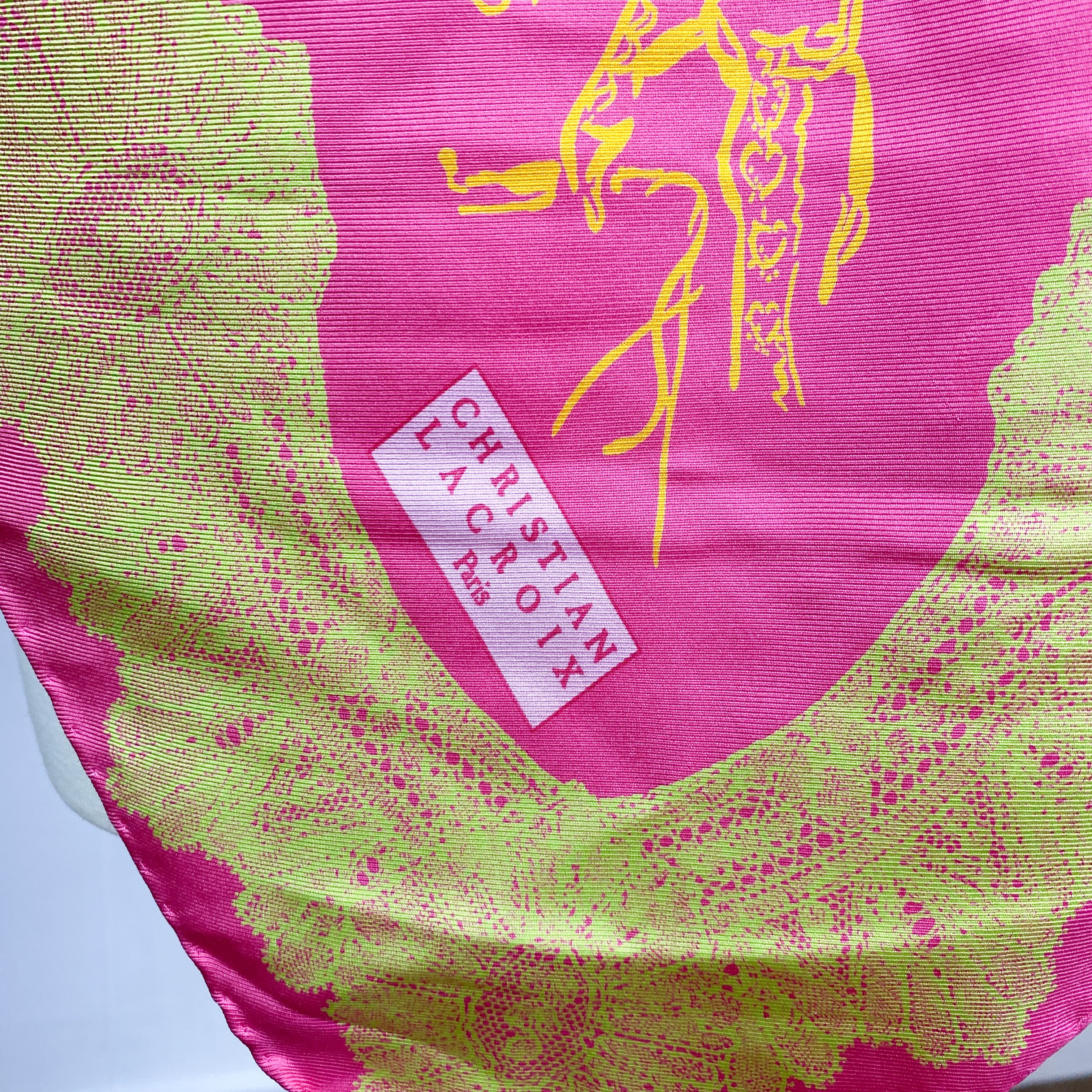 Christian Lacroix French Designer Silk Scarf