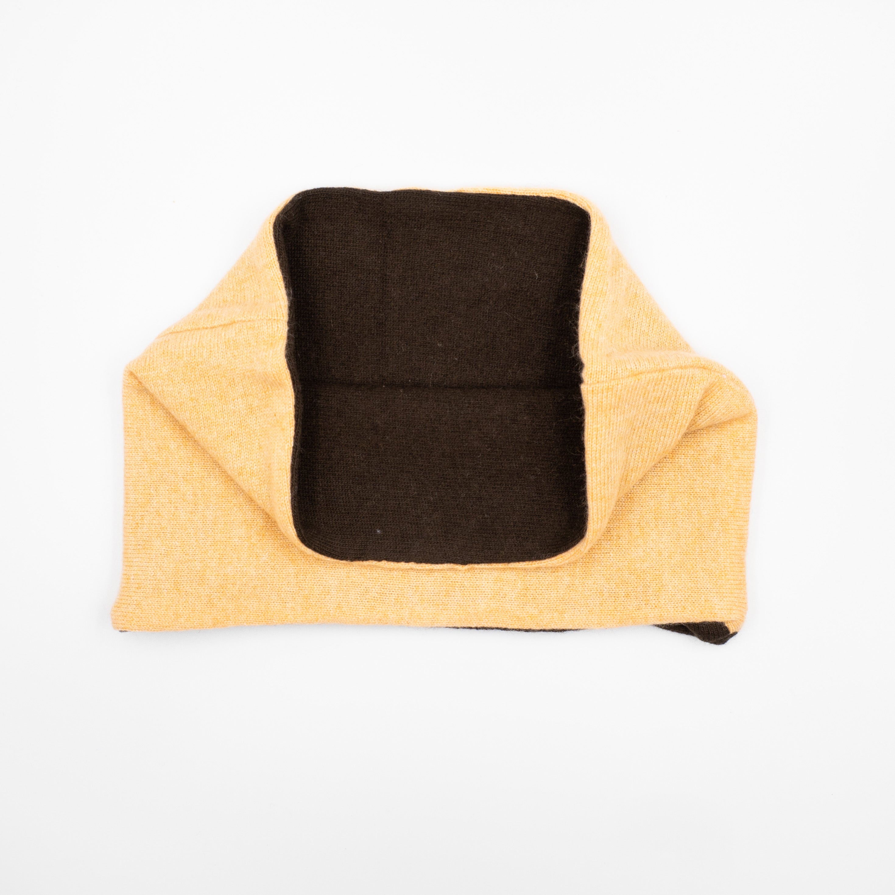Men’s Pale Apricot and Peppercorn Neck Warmer