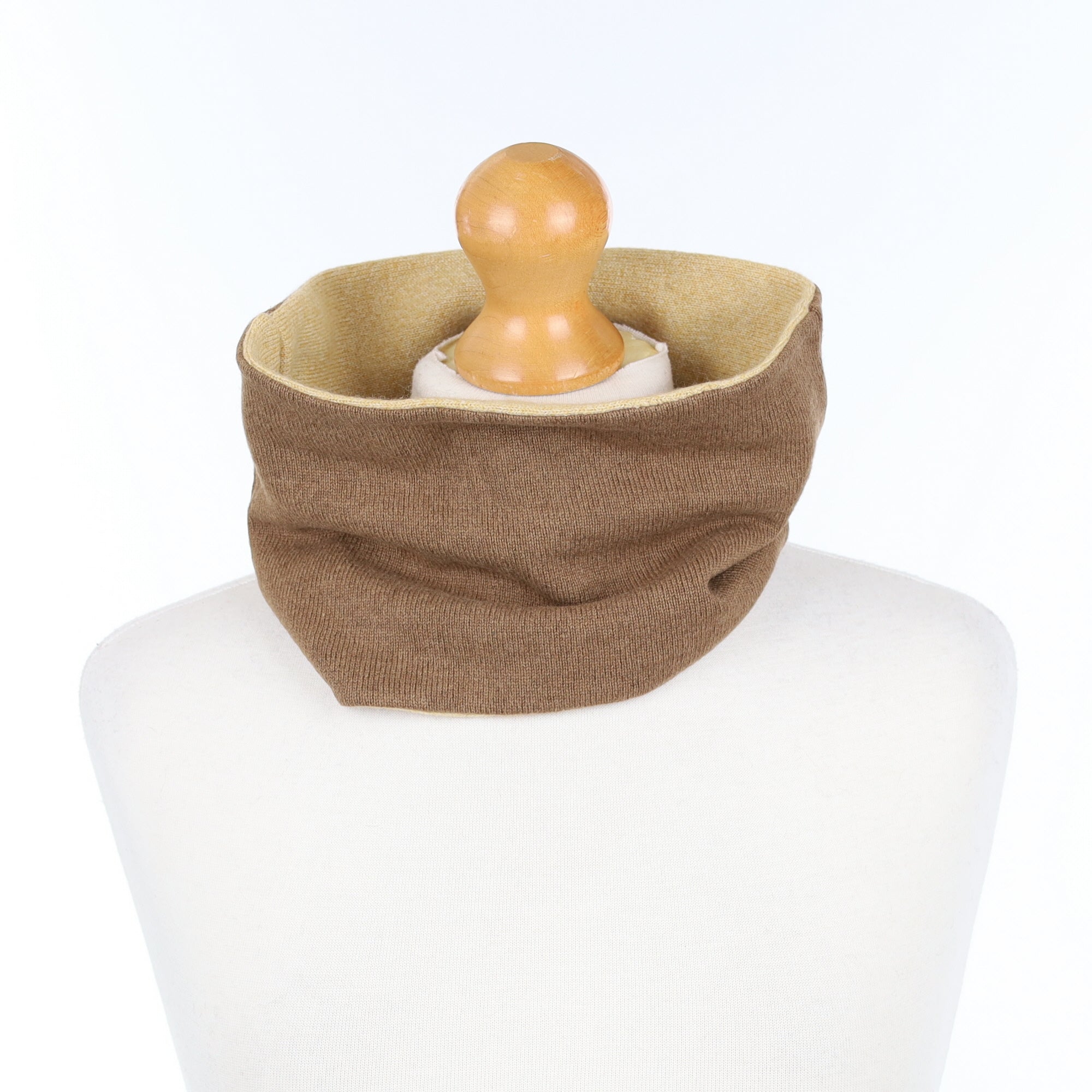 Sand Marl and Brown Neck Warmer