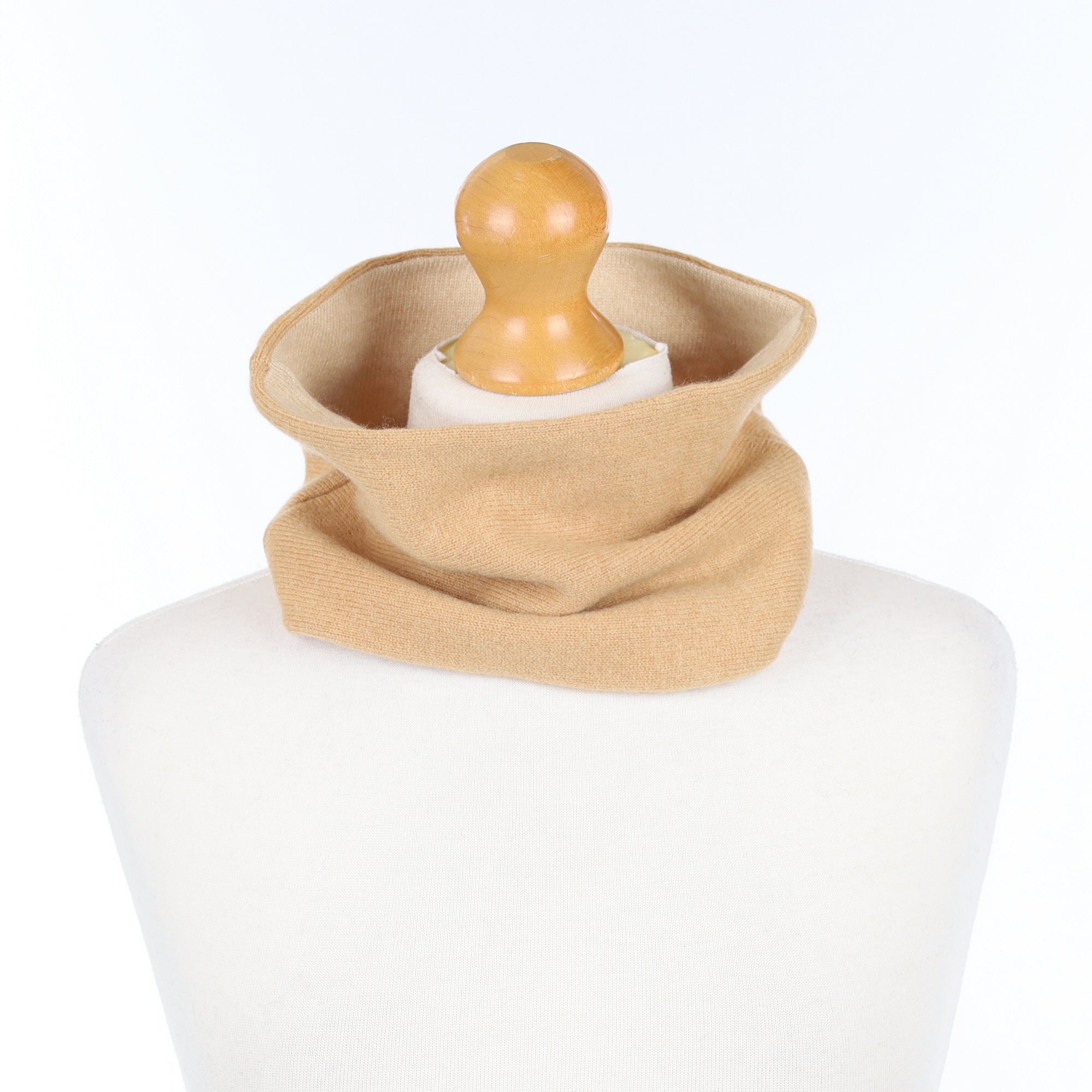 Sand Beige and Oatmeal Neck Warmer