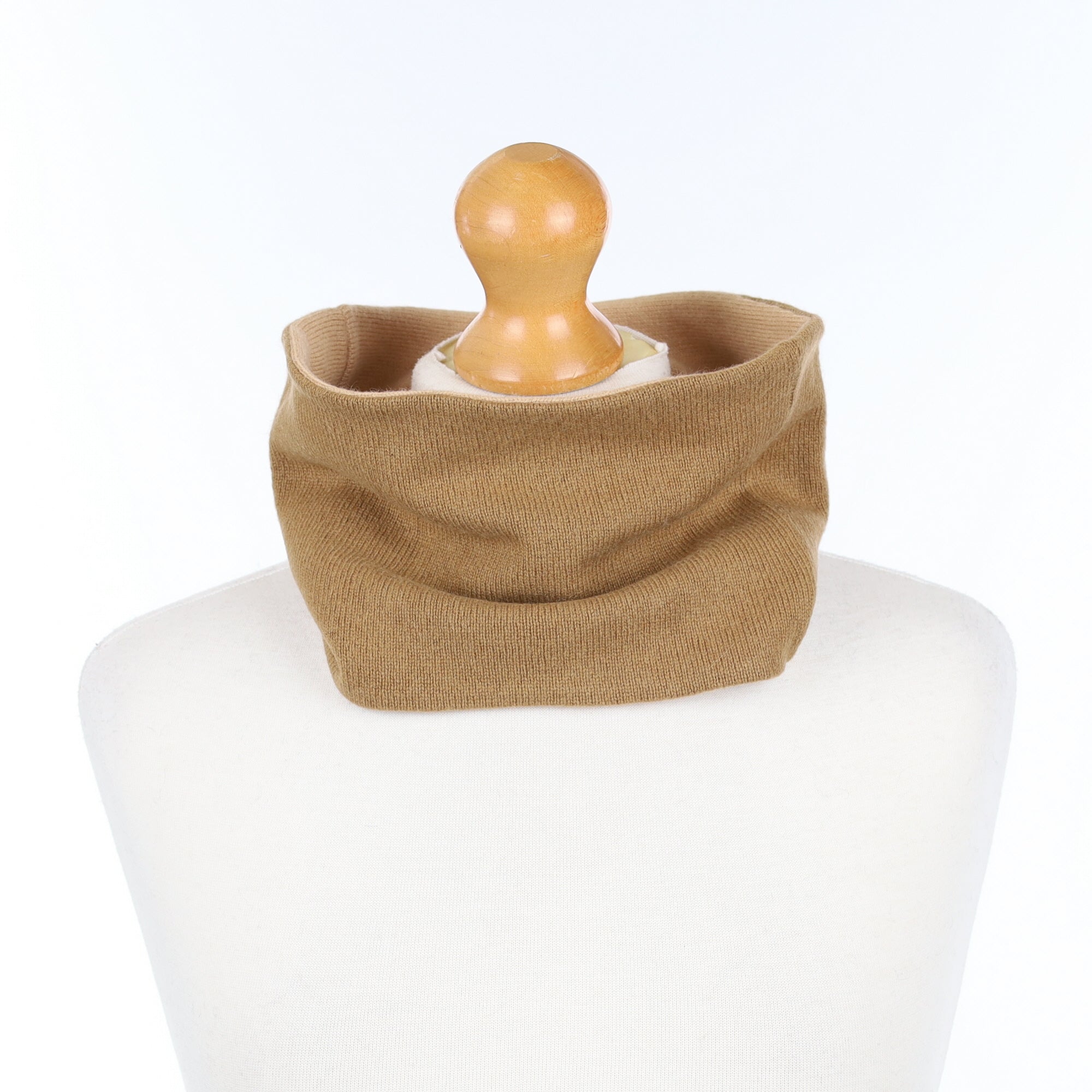 Two Toned Brown Neck Warmer