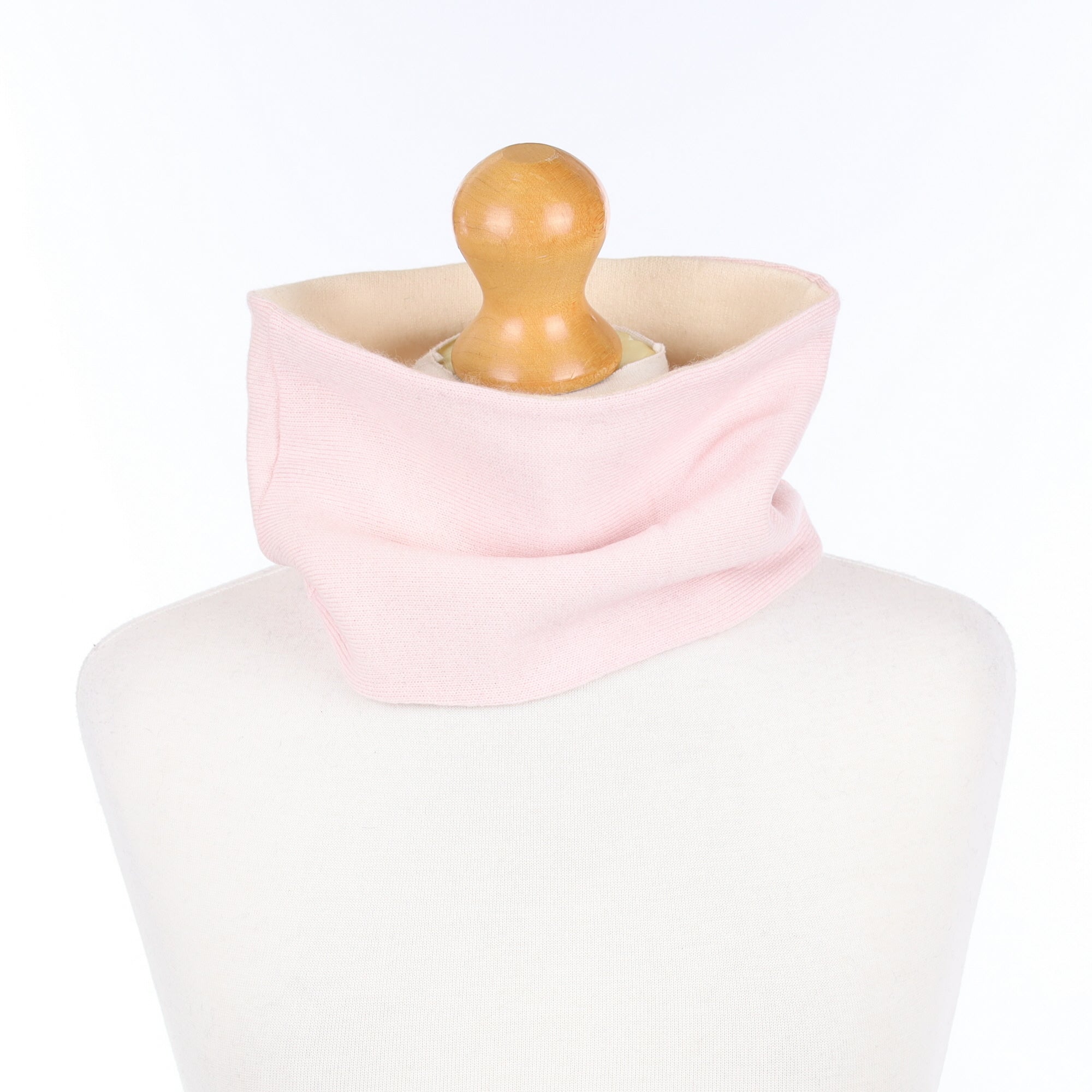 Ice Pink and Cream Neck Warmer