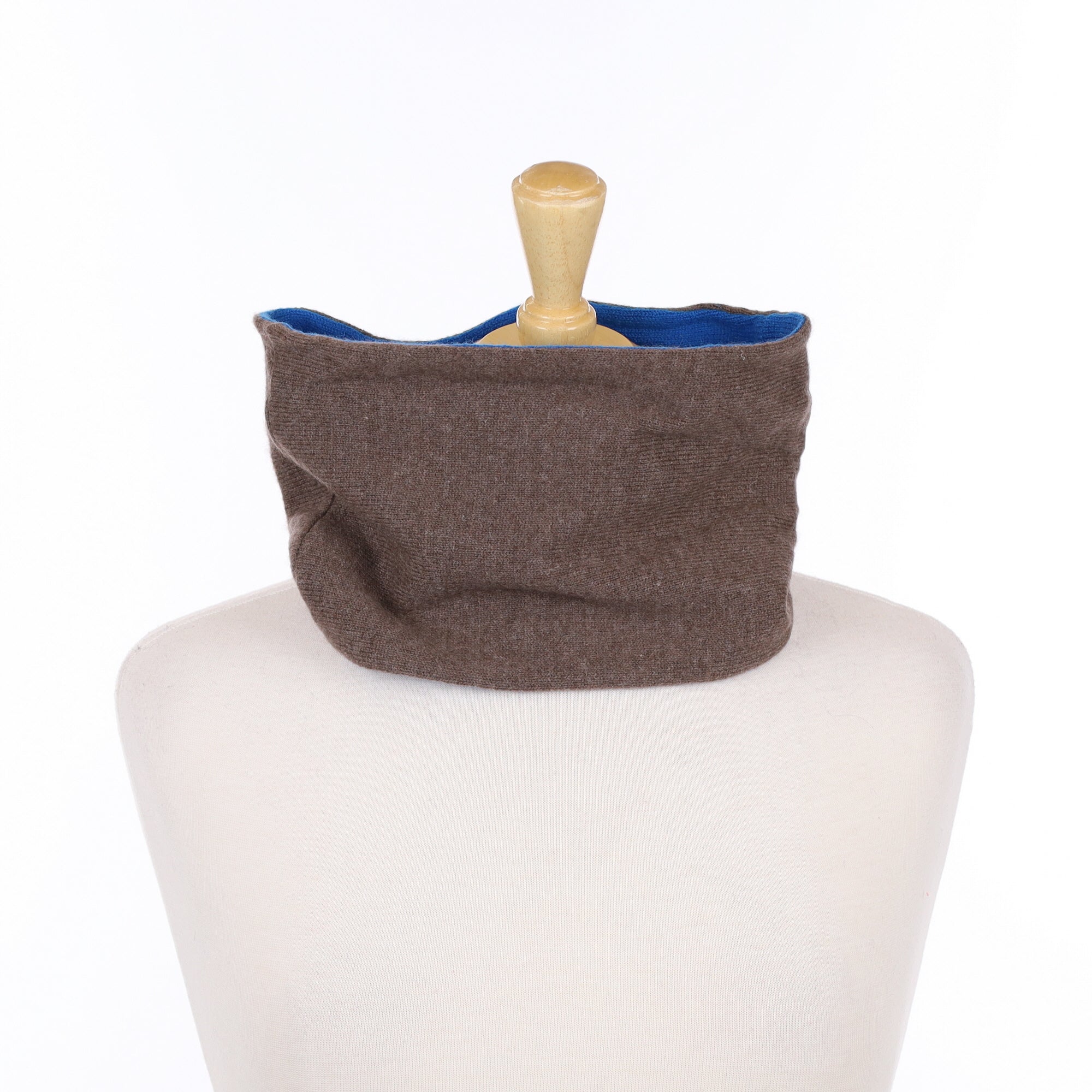 Donkey Brown and Blue Neck Warmer