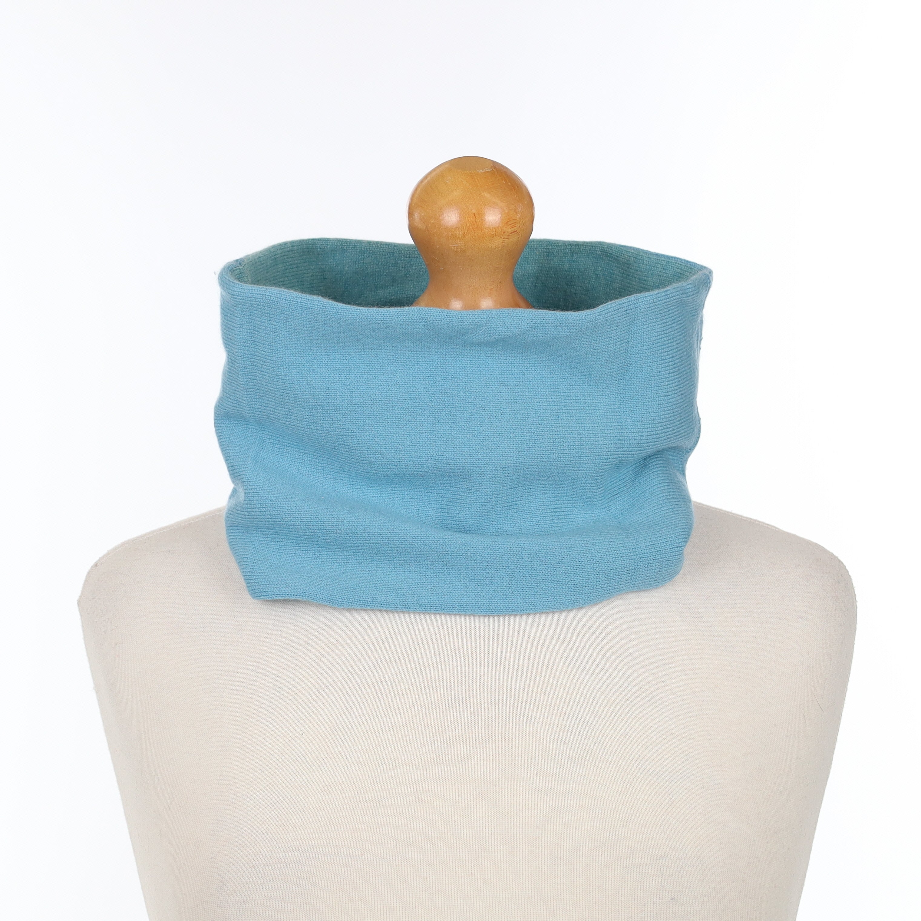 Aqua and Sky Blue Neck Warmer