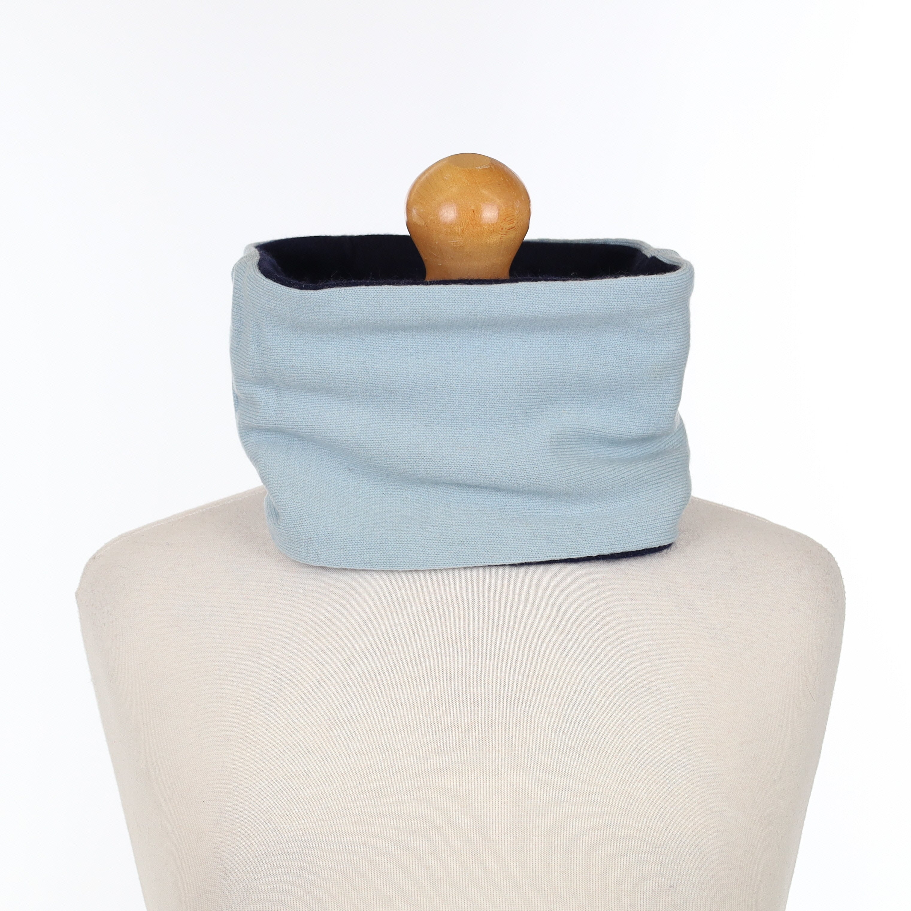 Men’s Navy and Sky Blue Neck Warmer