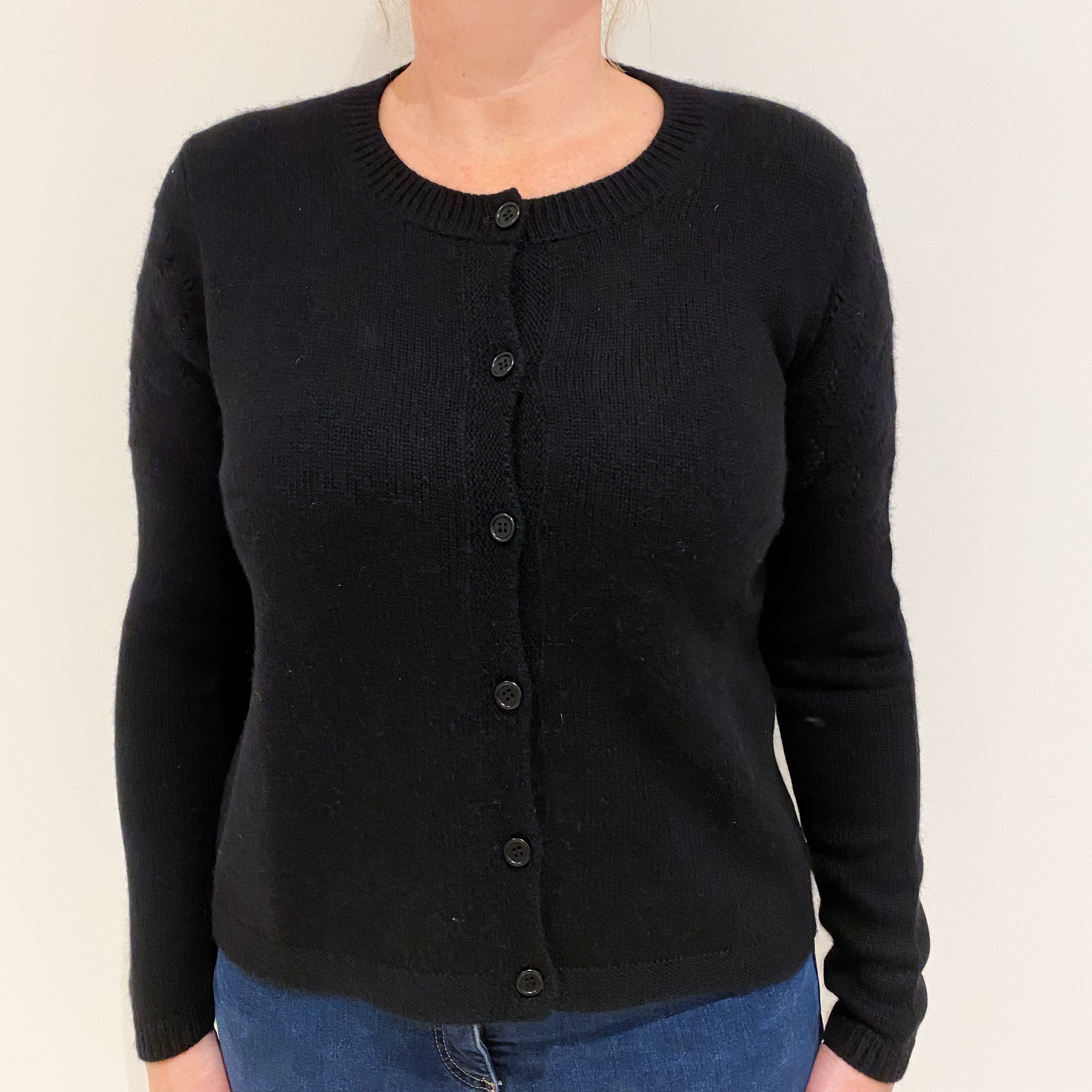 Cashmere Cardigan Black main image 0