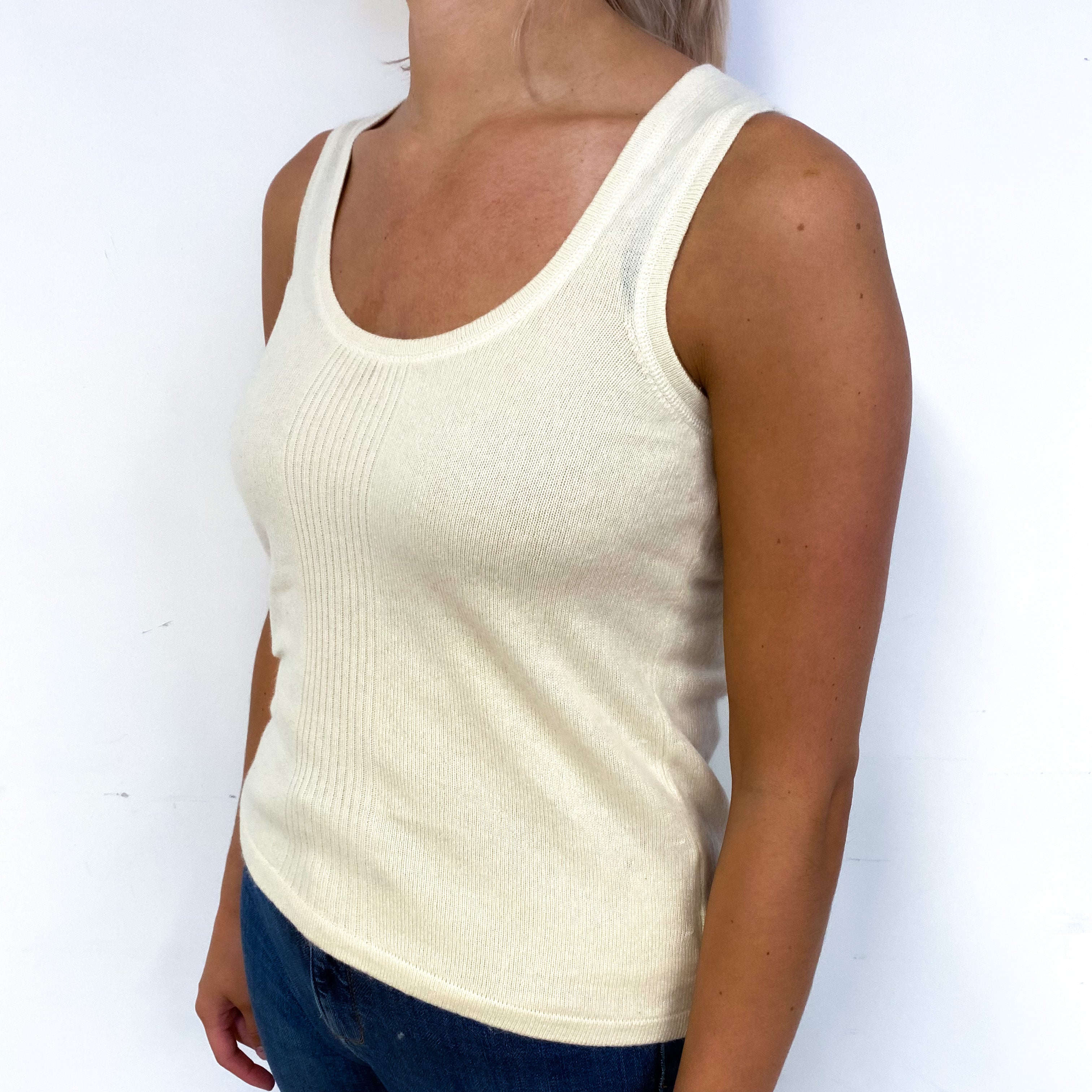 Ralph Lauren Cream Cashmere Vest Small