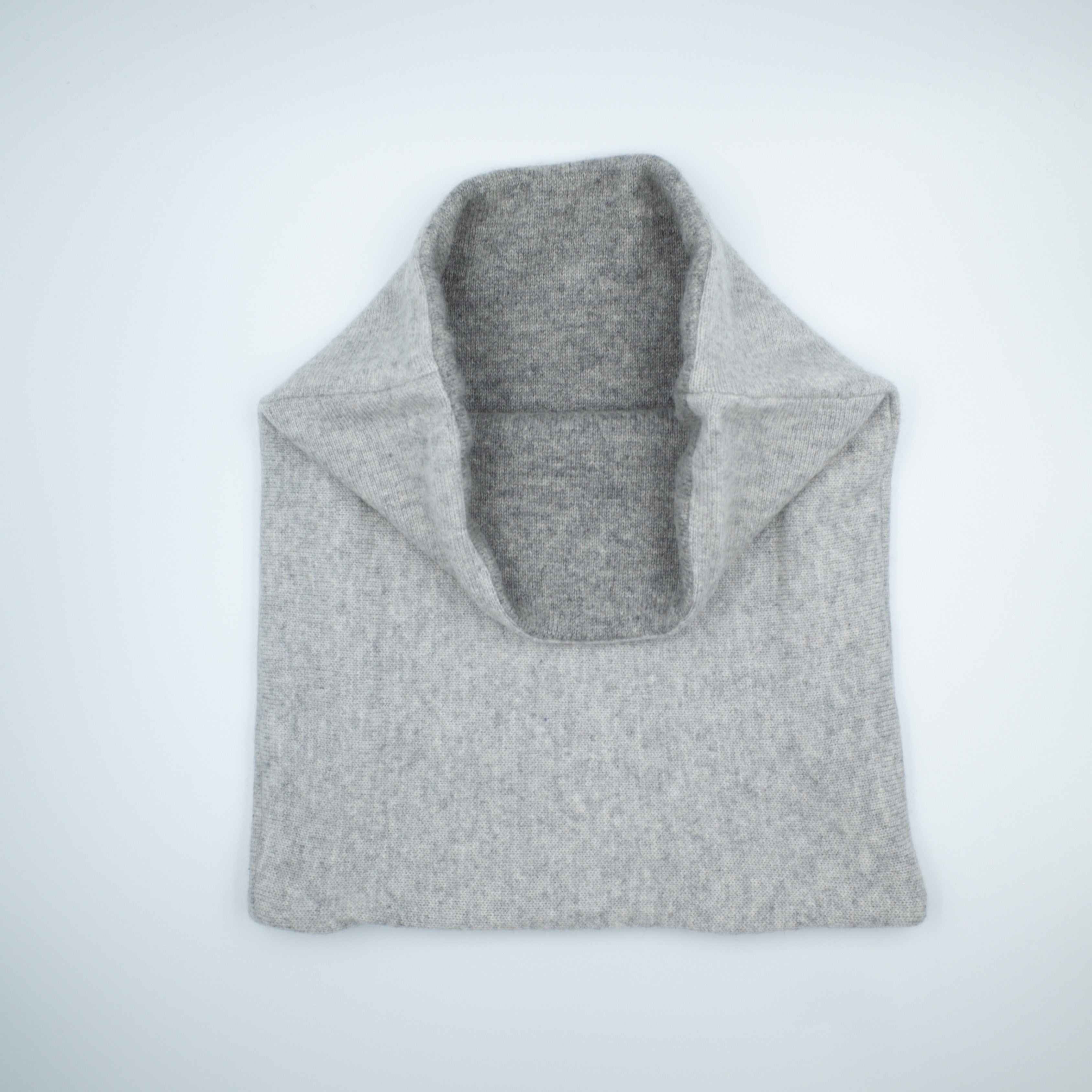 Ash and Smoke Grey Luxury Double Layered Snood