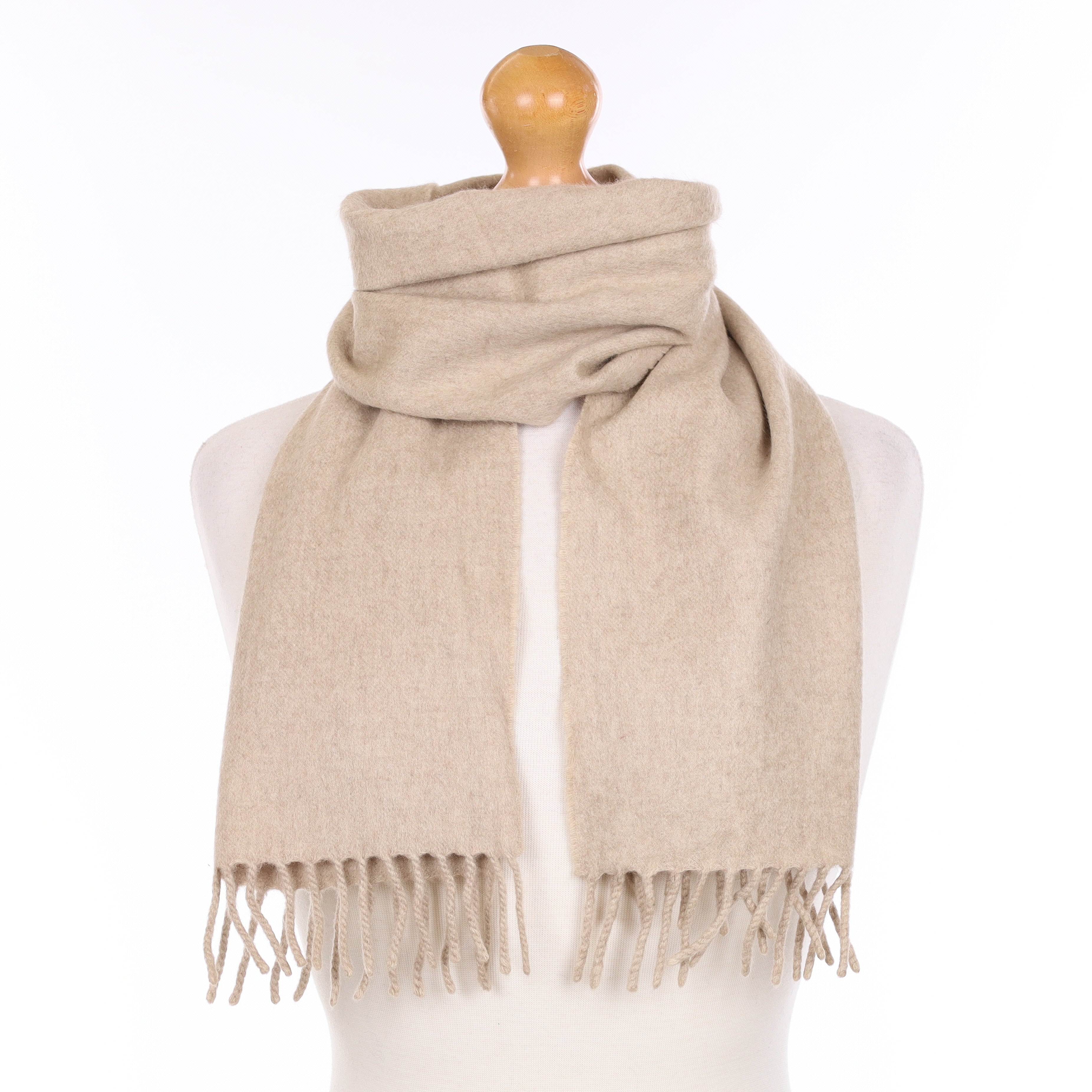 Oatmeal Cashmere Woven Scarf