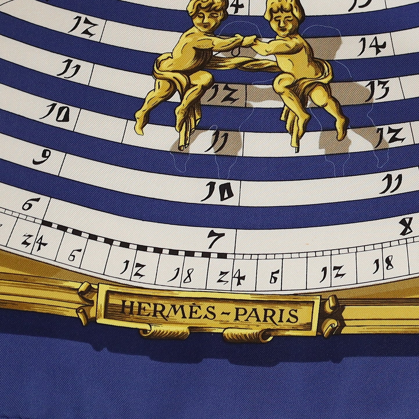 Hermès Dies et Hore Silk Scarf
