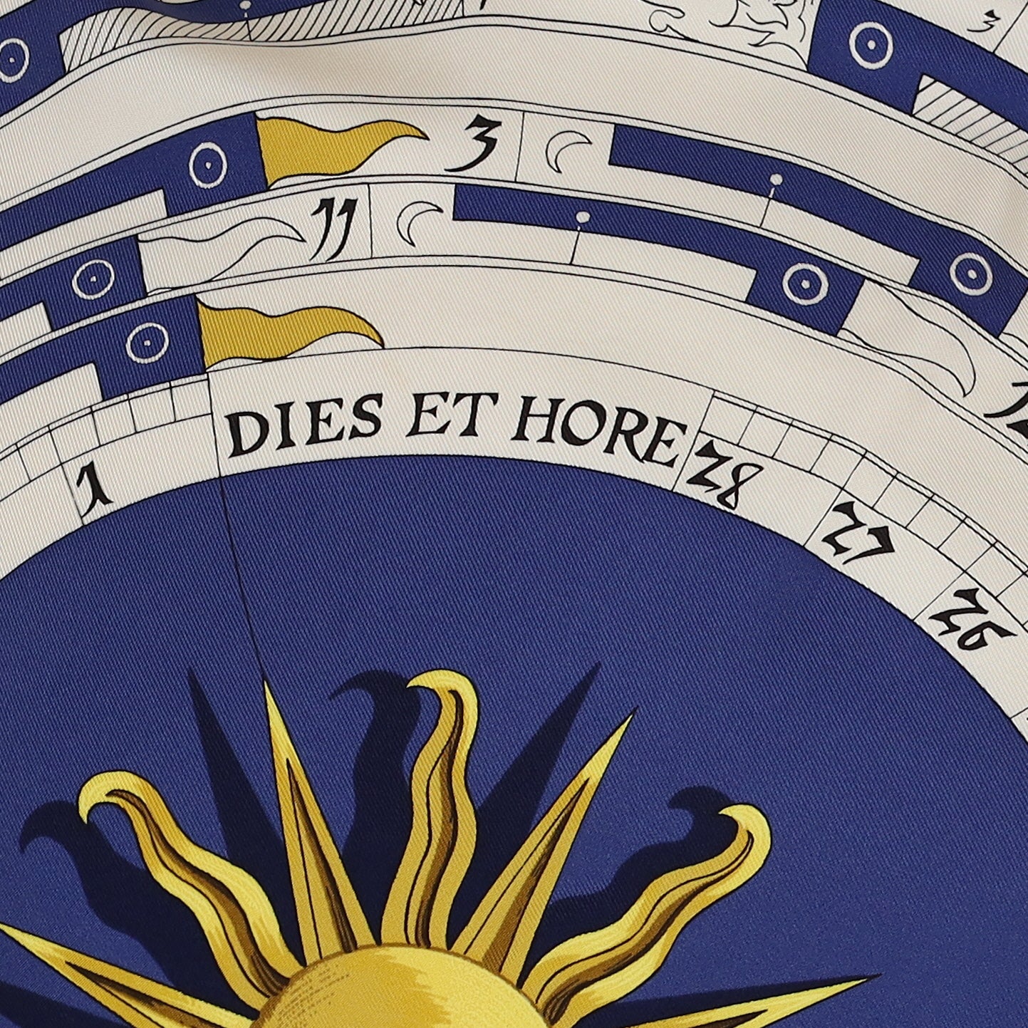 Hermès Dies et Hore Silk Scarf