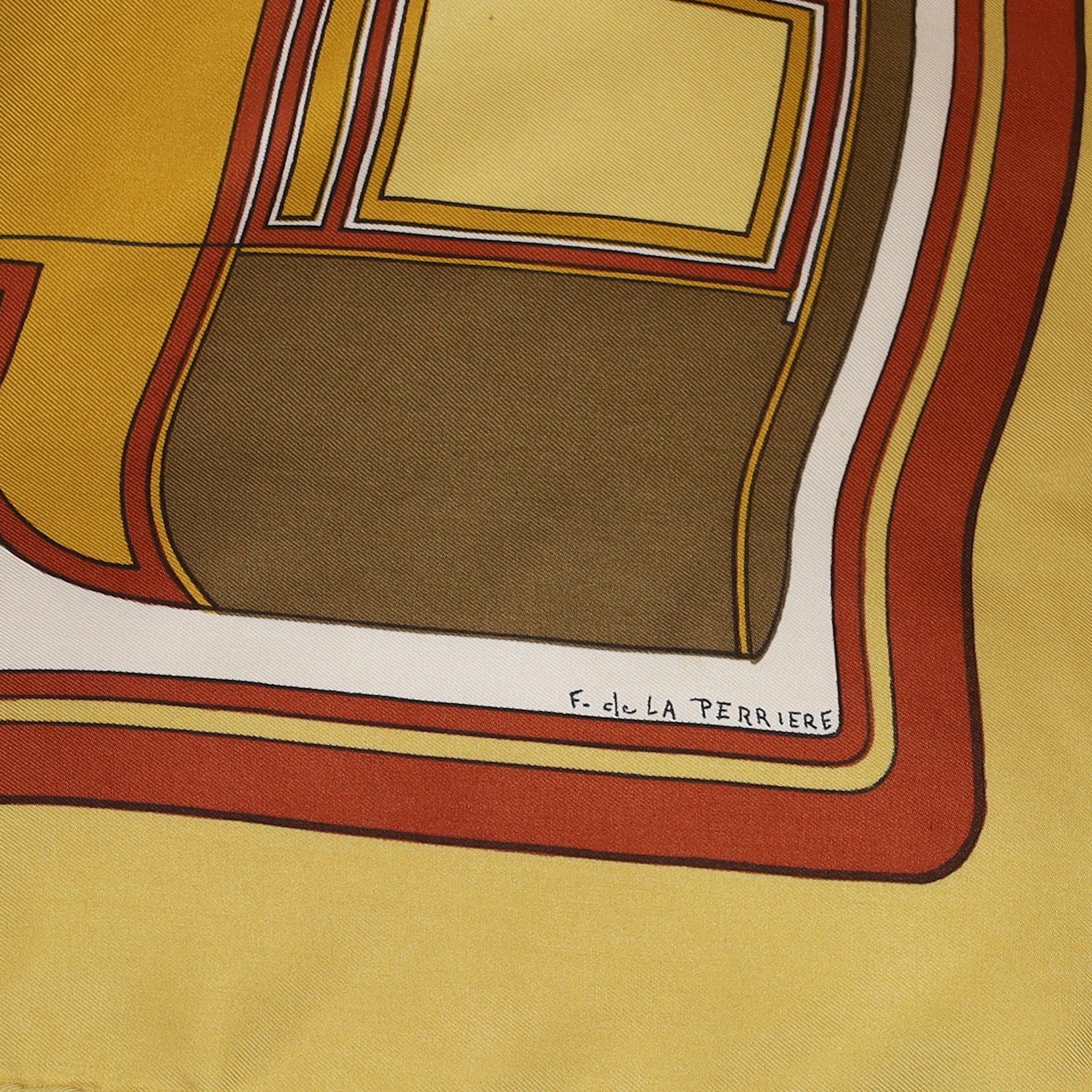 Hermès Les Coupés Vintage Silk Scarf