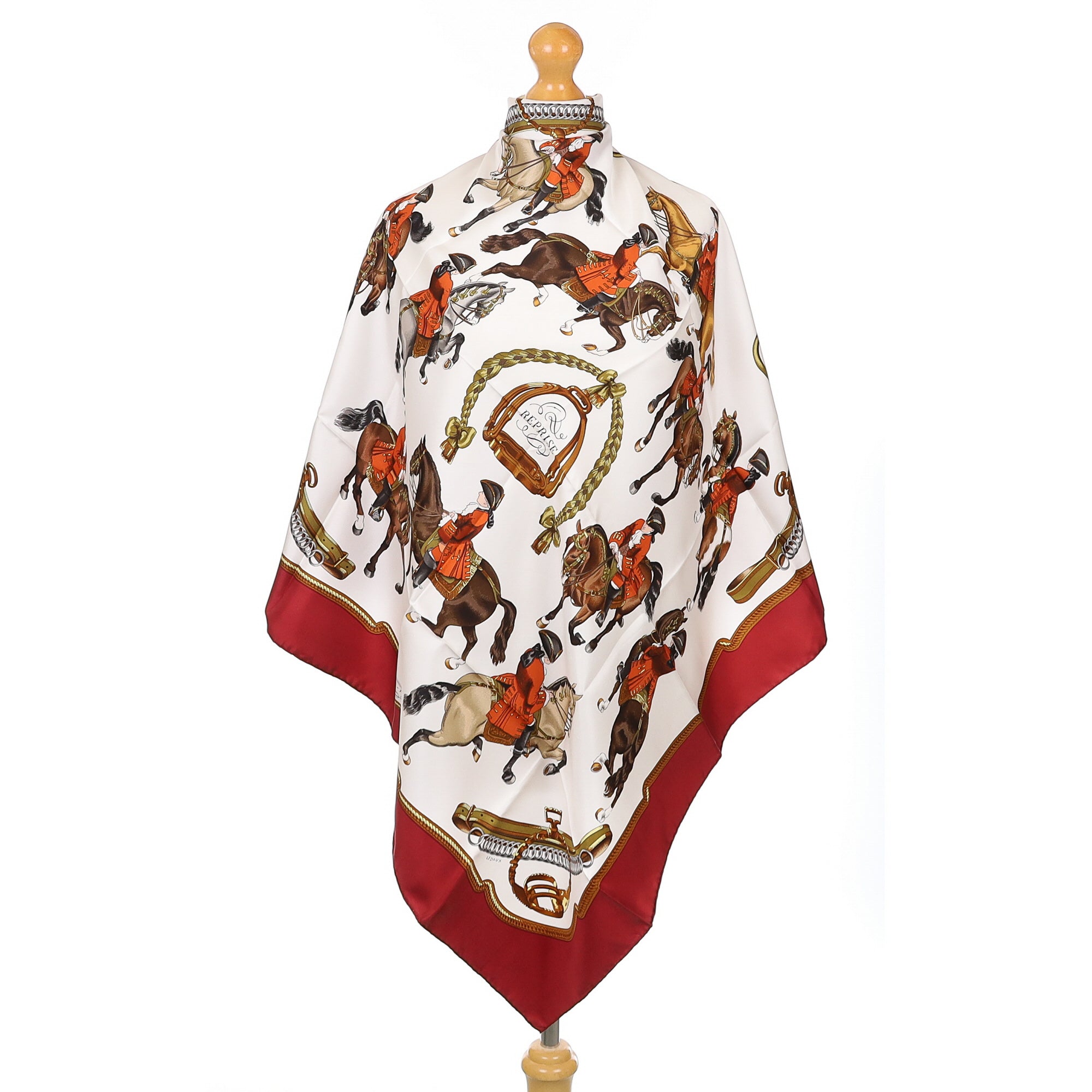 Pristine Hermès Reprise Silk Scarf