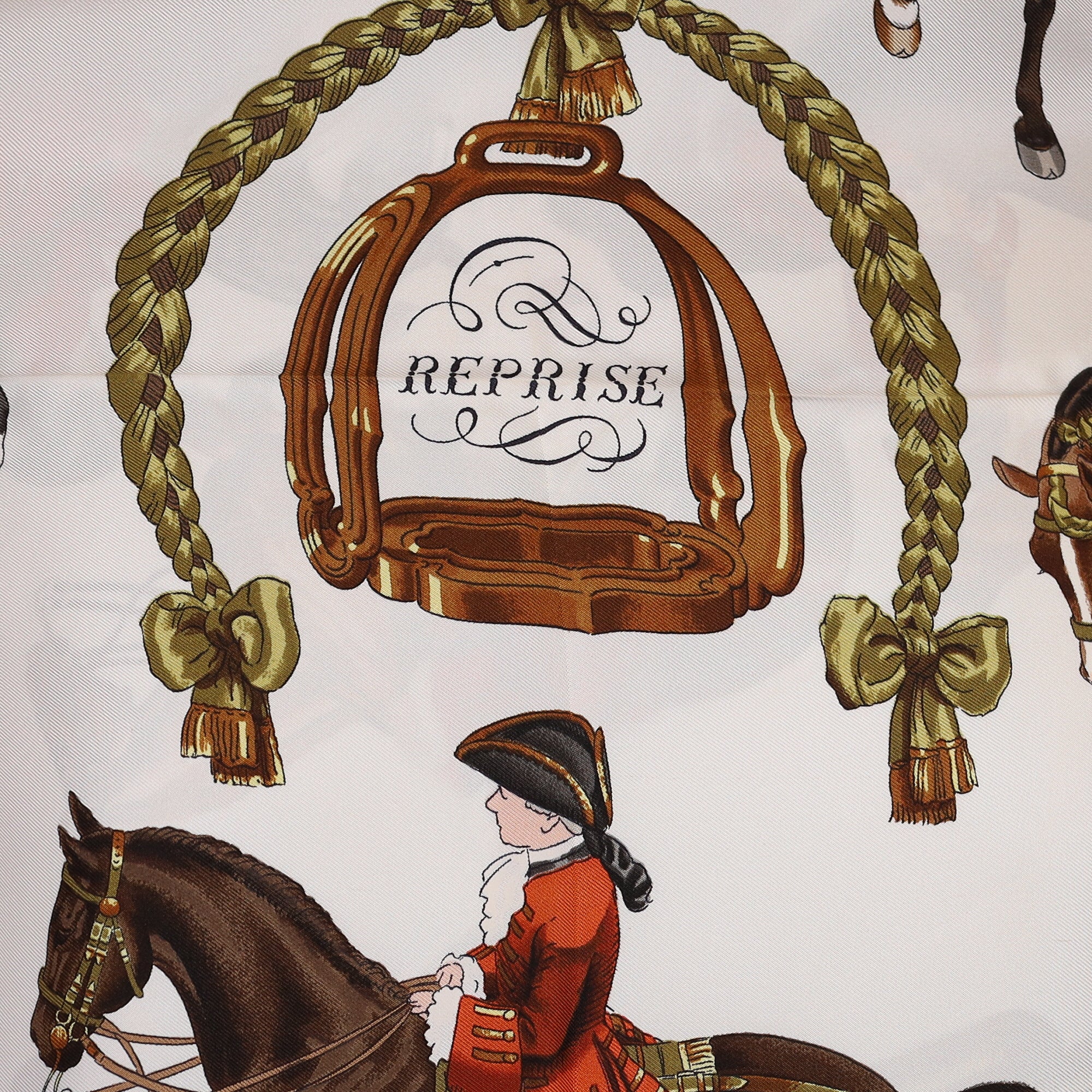 Pristine Hermès Reprise Silk Scarf
