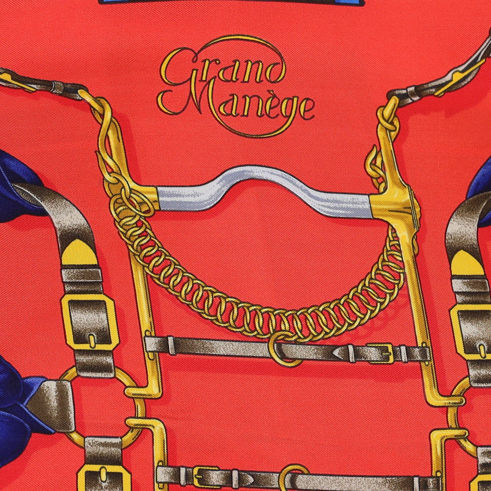 Pristine Hermès Grand Manège Silk Scarf