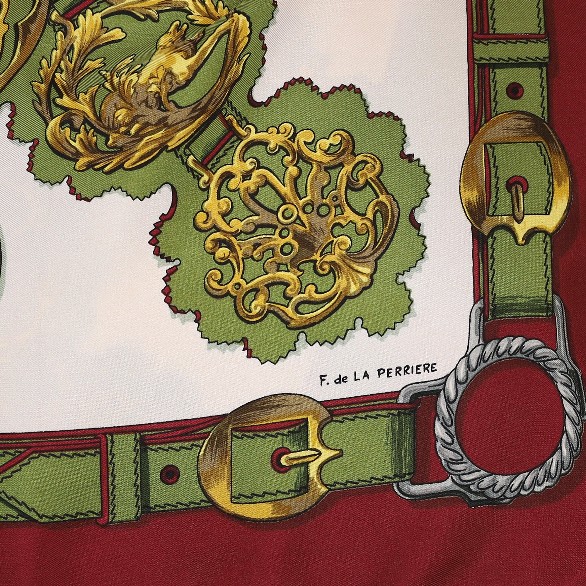Hermès Cuiveeries Silk Scarf