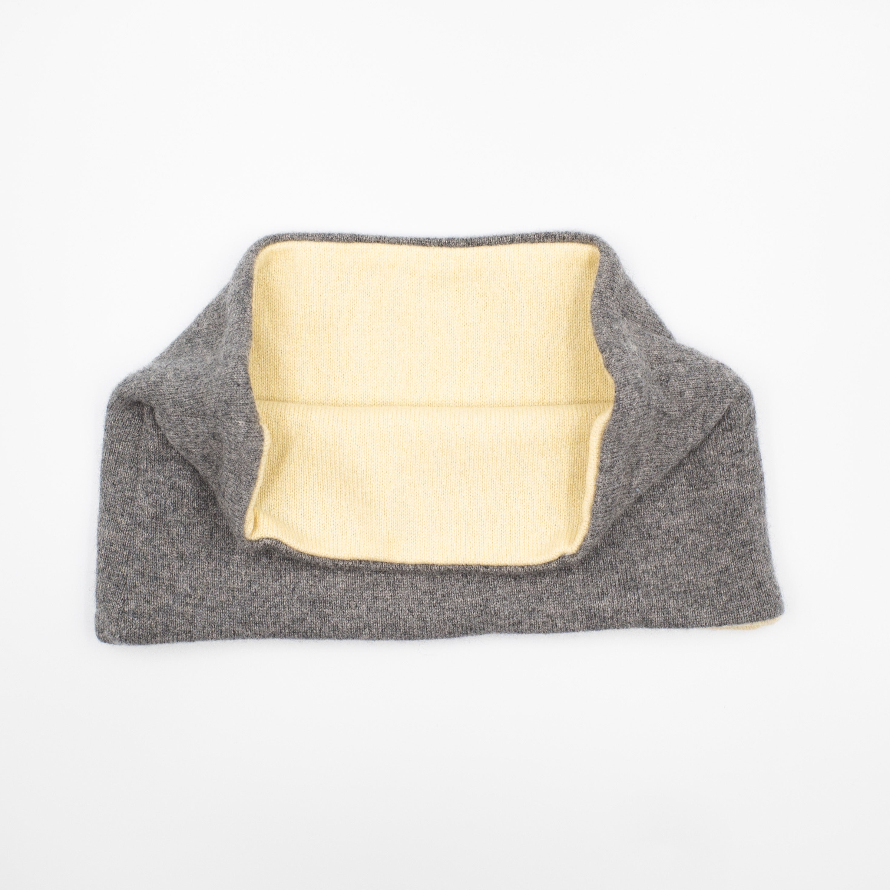 Men’s Slate Grey and Buttermilk Neck Warmer