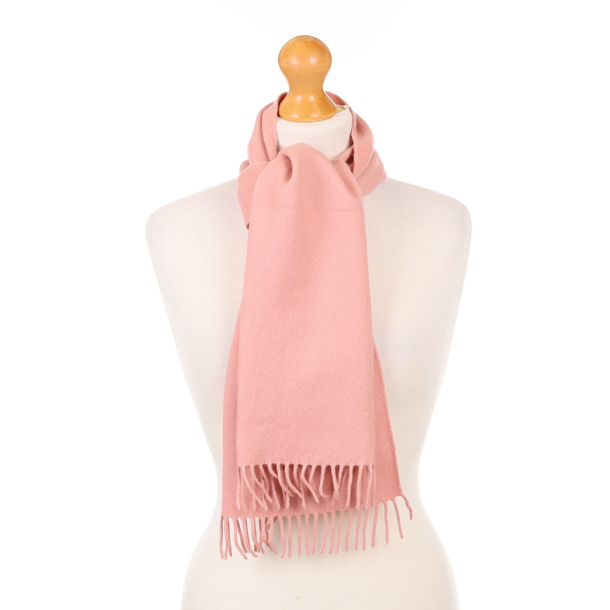 Cherry Blossom Pink Cashmere Woven Scarf