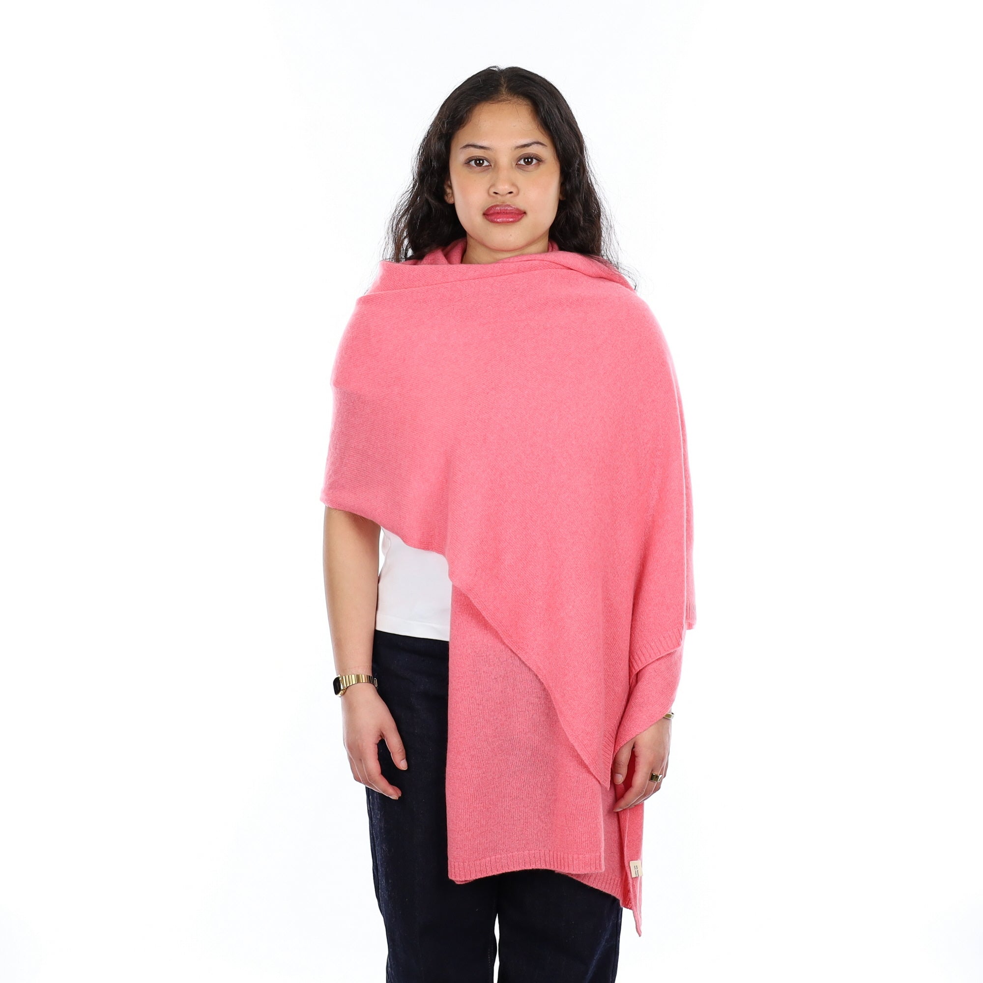 Brand New Strawberry Ice Recycled Cashmere Wrap