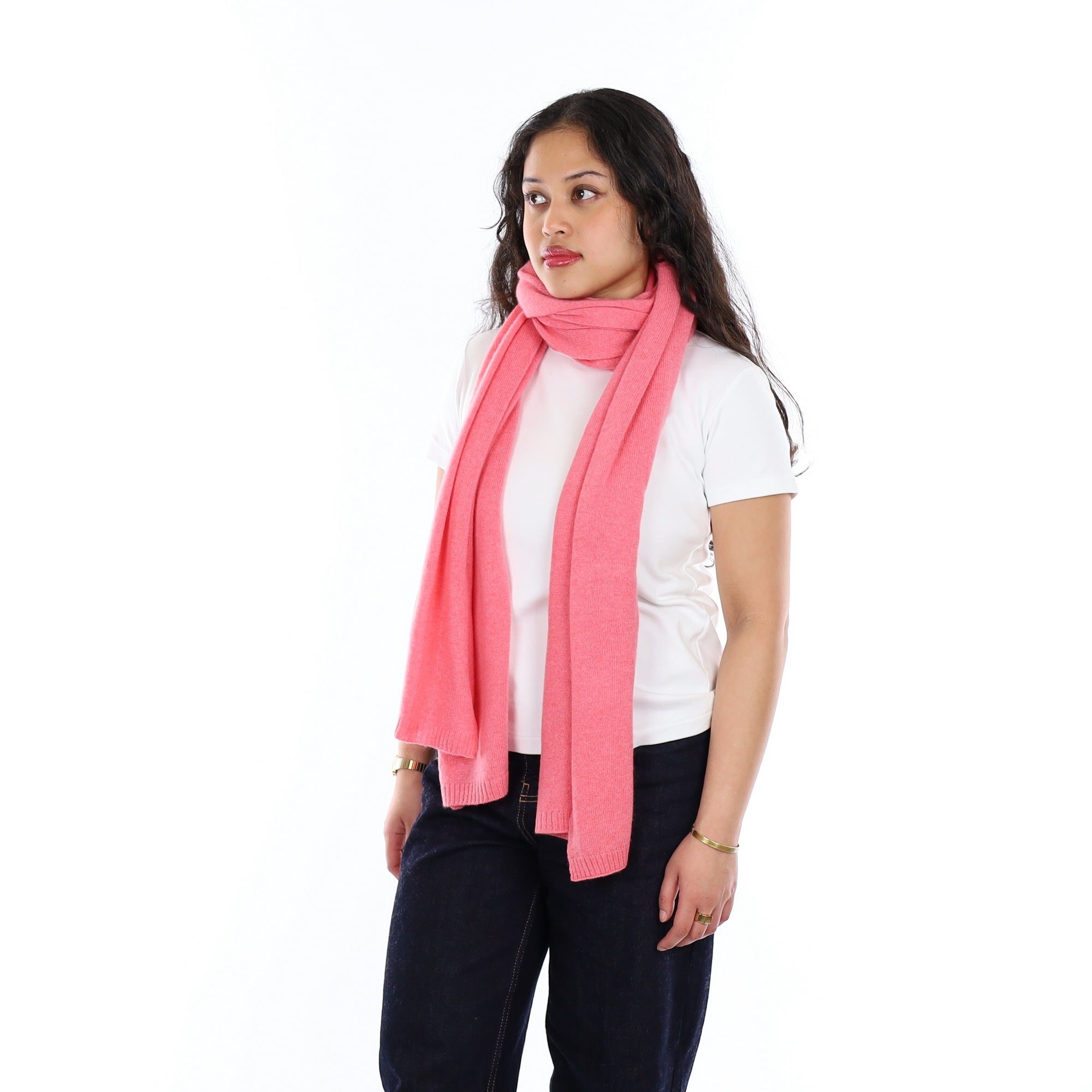 Brand New Strawberry Ice Recycled Cashmere Wrap