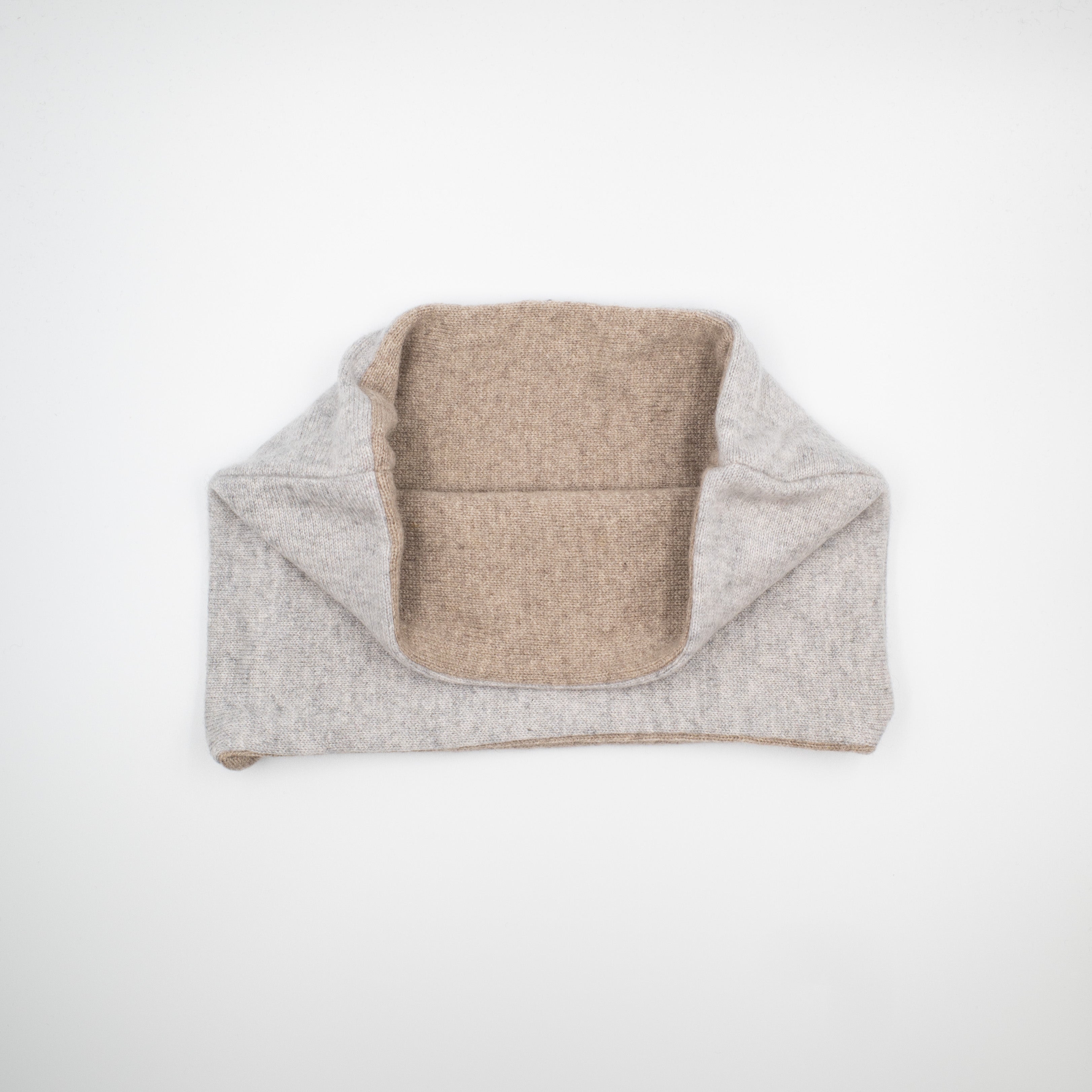 Smoke Grey and Mink Neck Warmer
