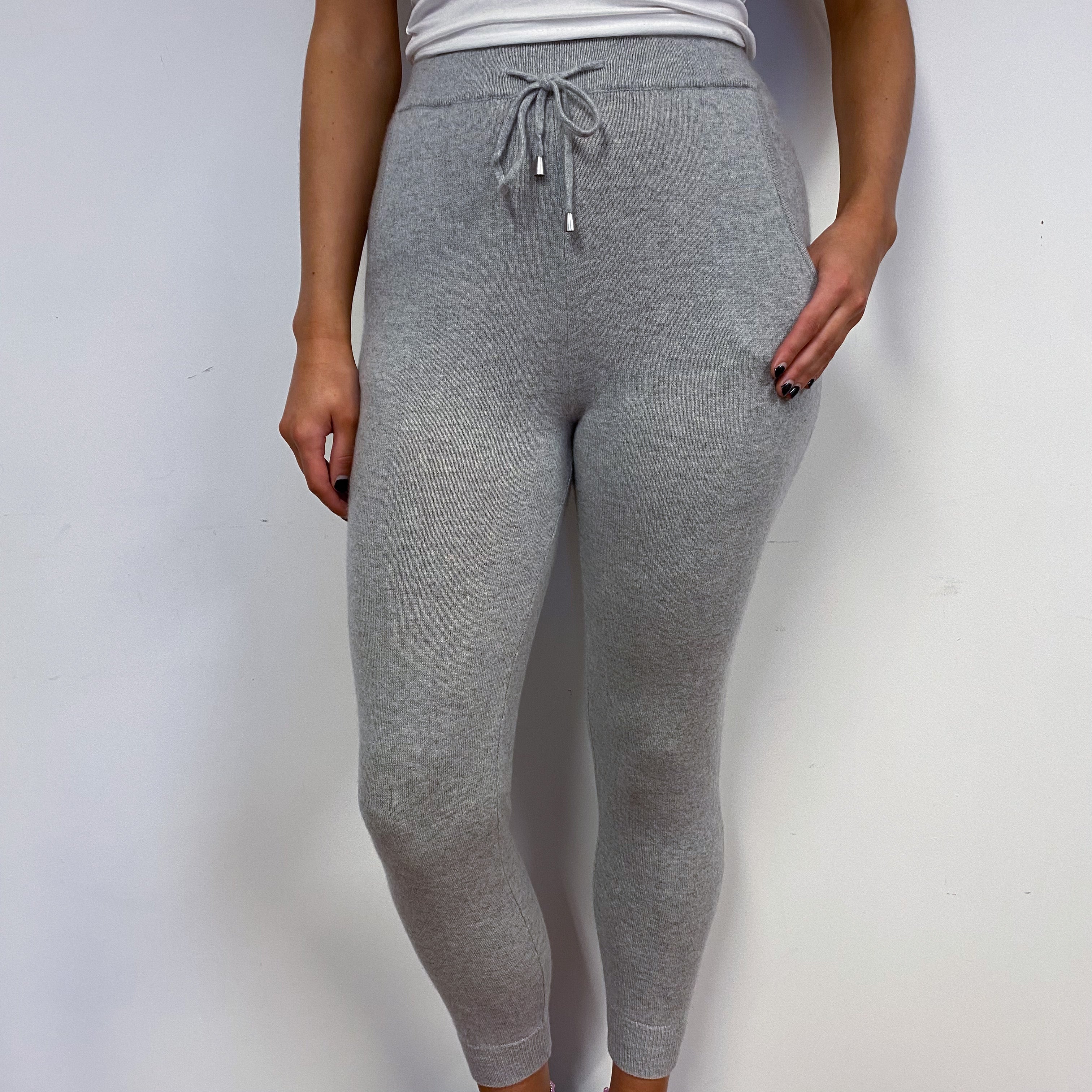 Smoke Grey Cashmere Lounge Pants Small