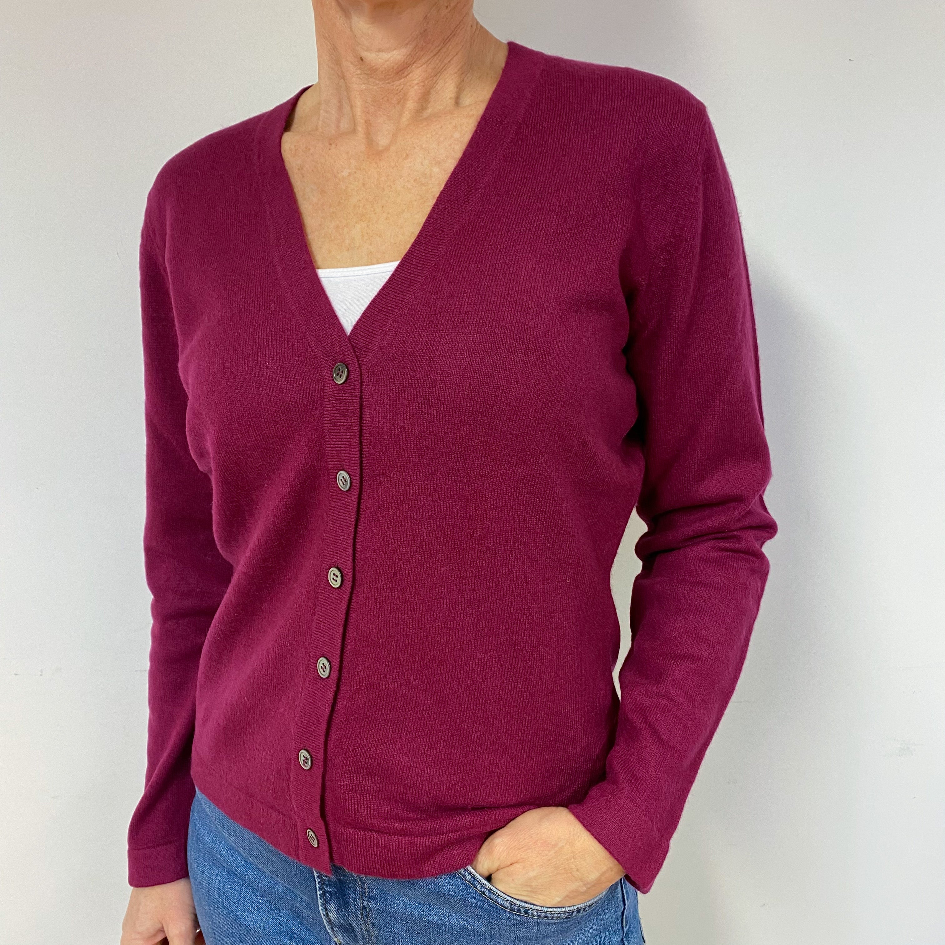 Rouge Cashmere Cardigan Medium