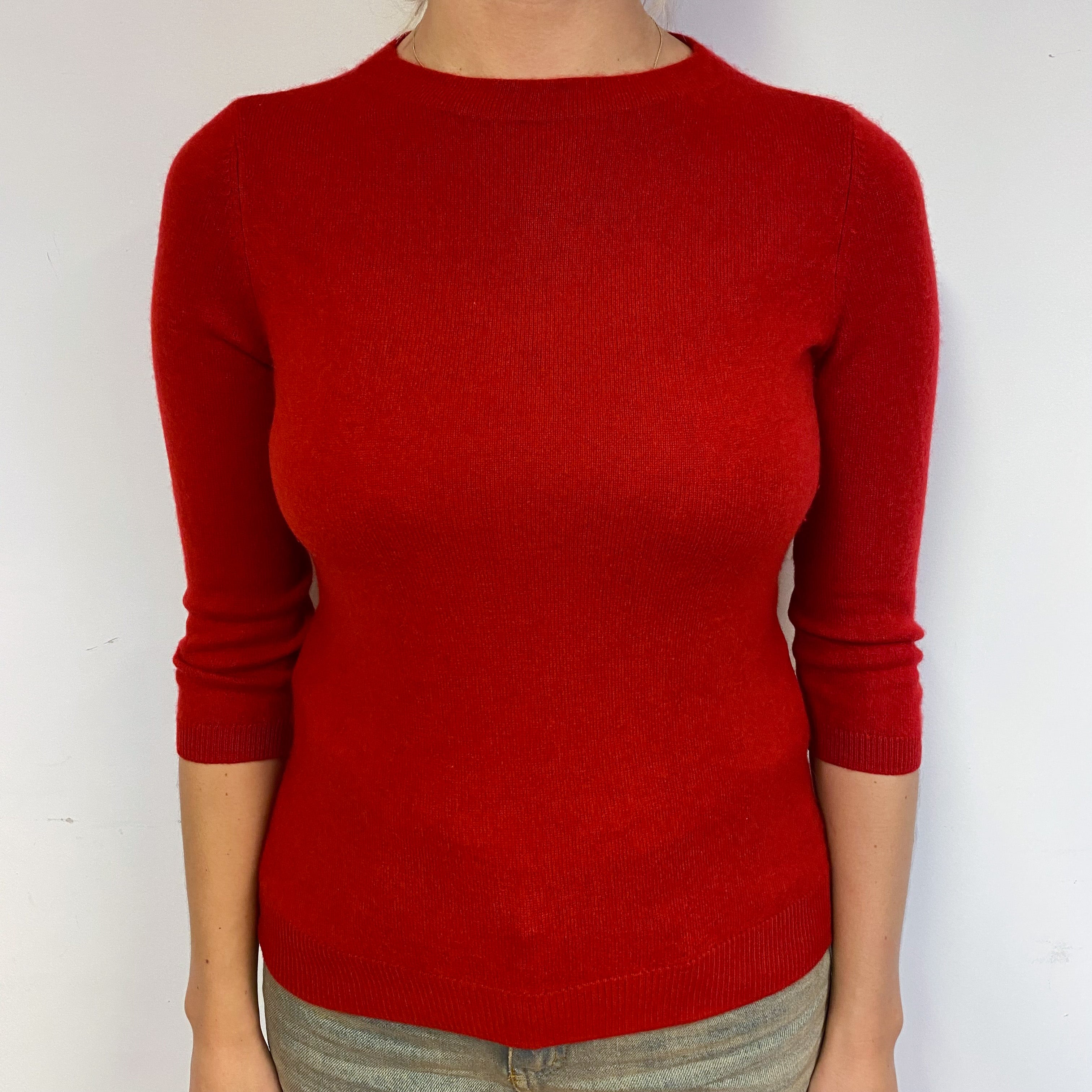 Scarlett Cashmere Crew Neck Jumper Small