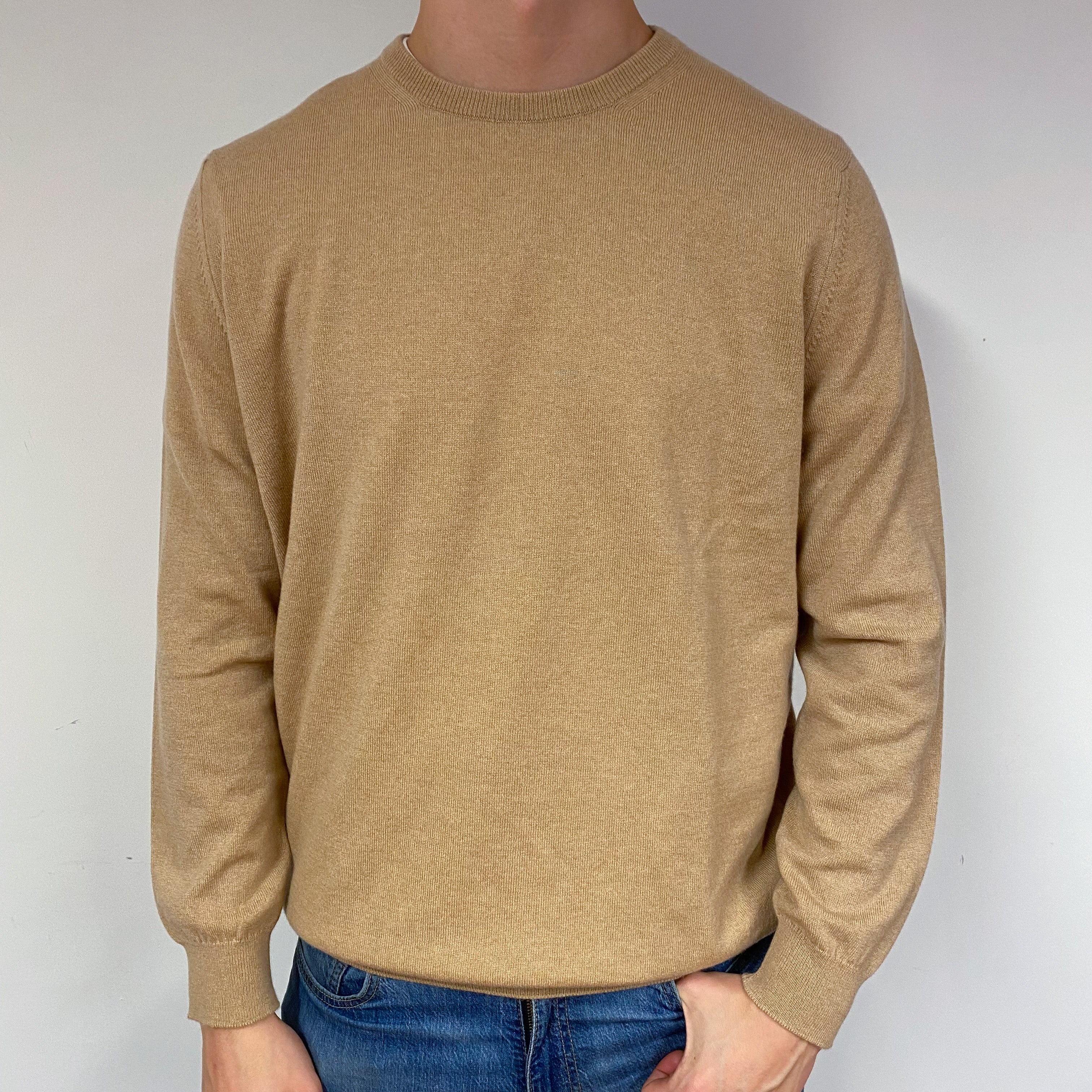 Men’s Brand New Scottish Camel Jumper Extra Extra Large
