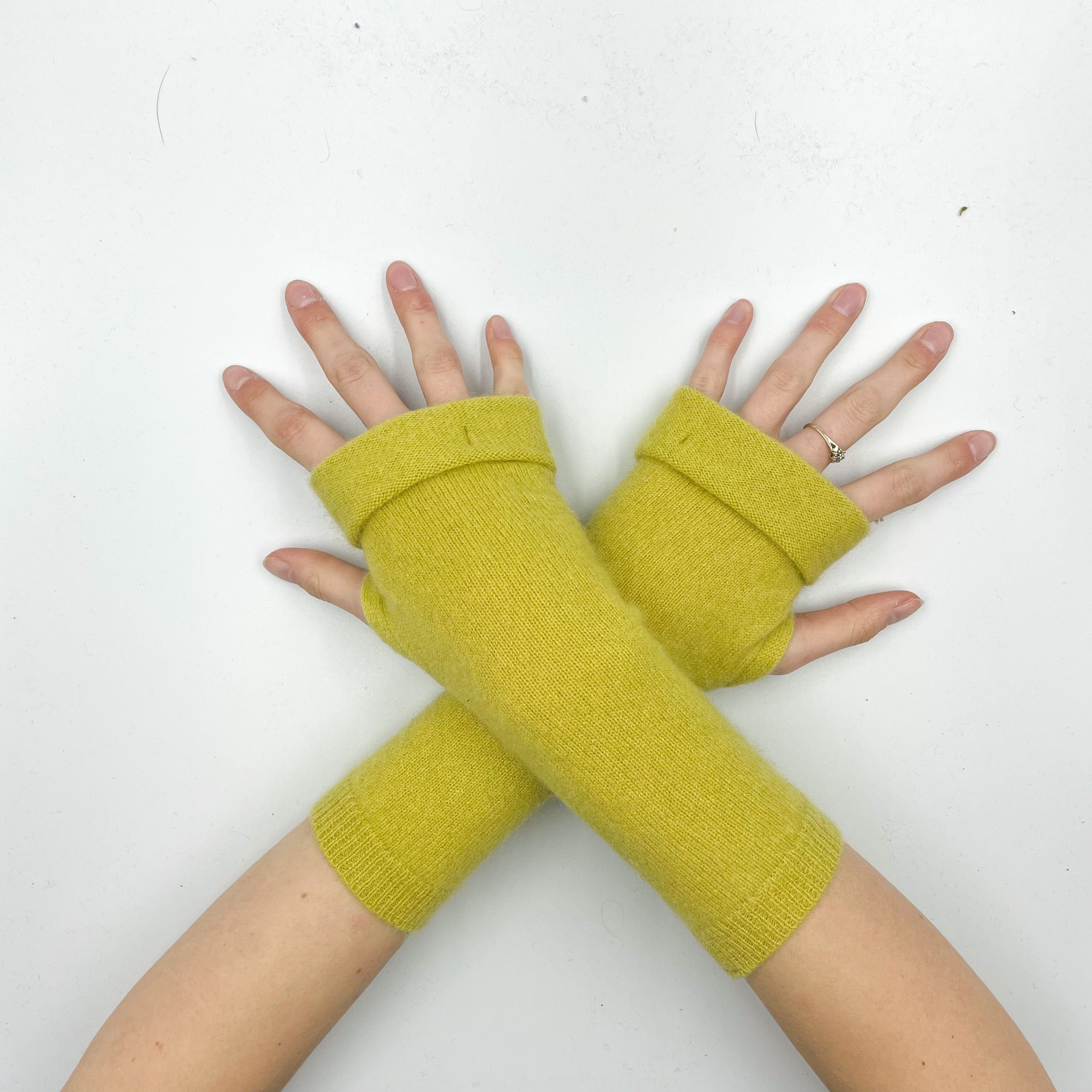 Citrine Fingerless Gloves