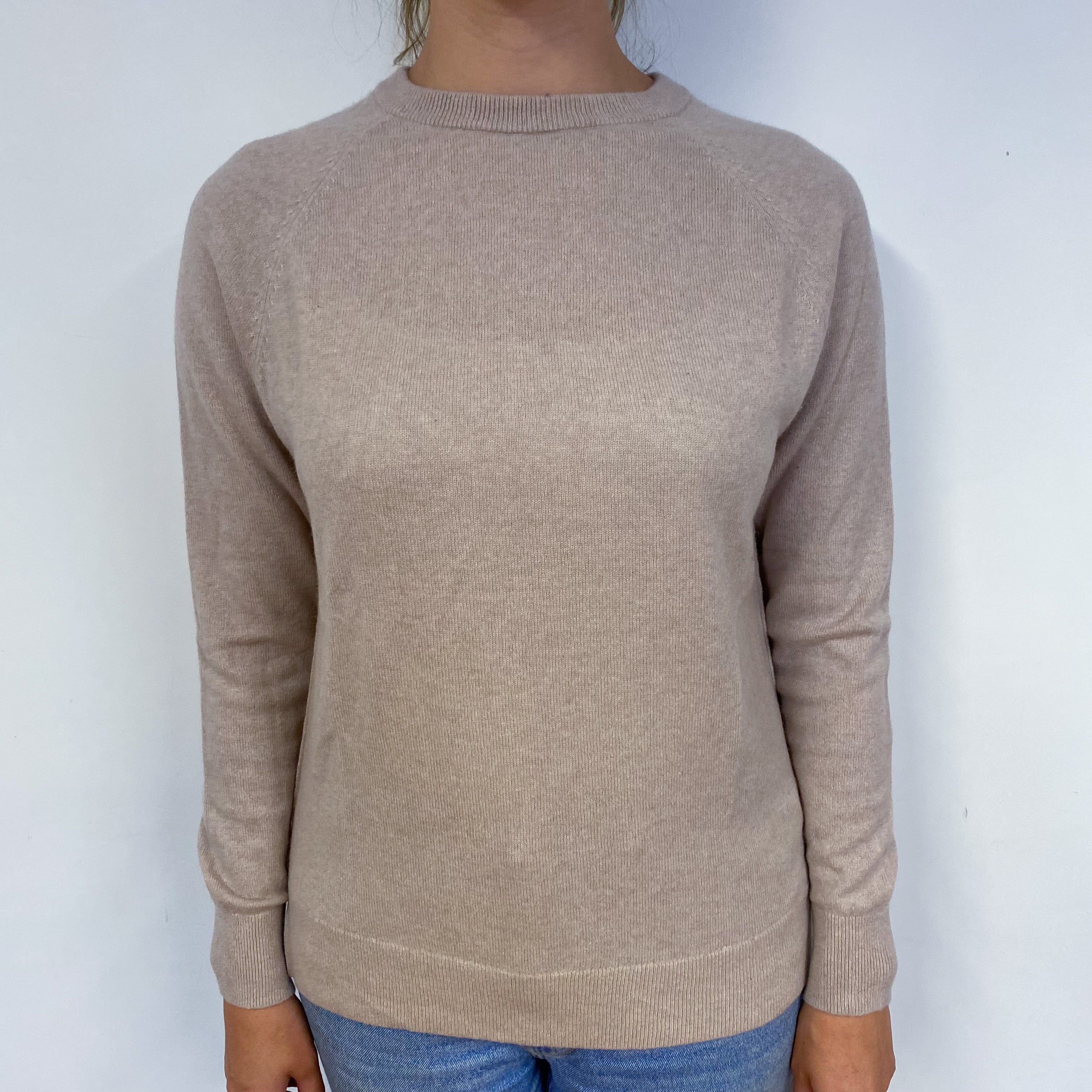 Reiss Slouchy Fit Neutral Crew Neck Jumper Small