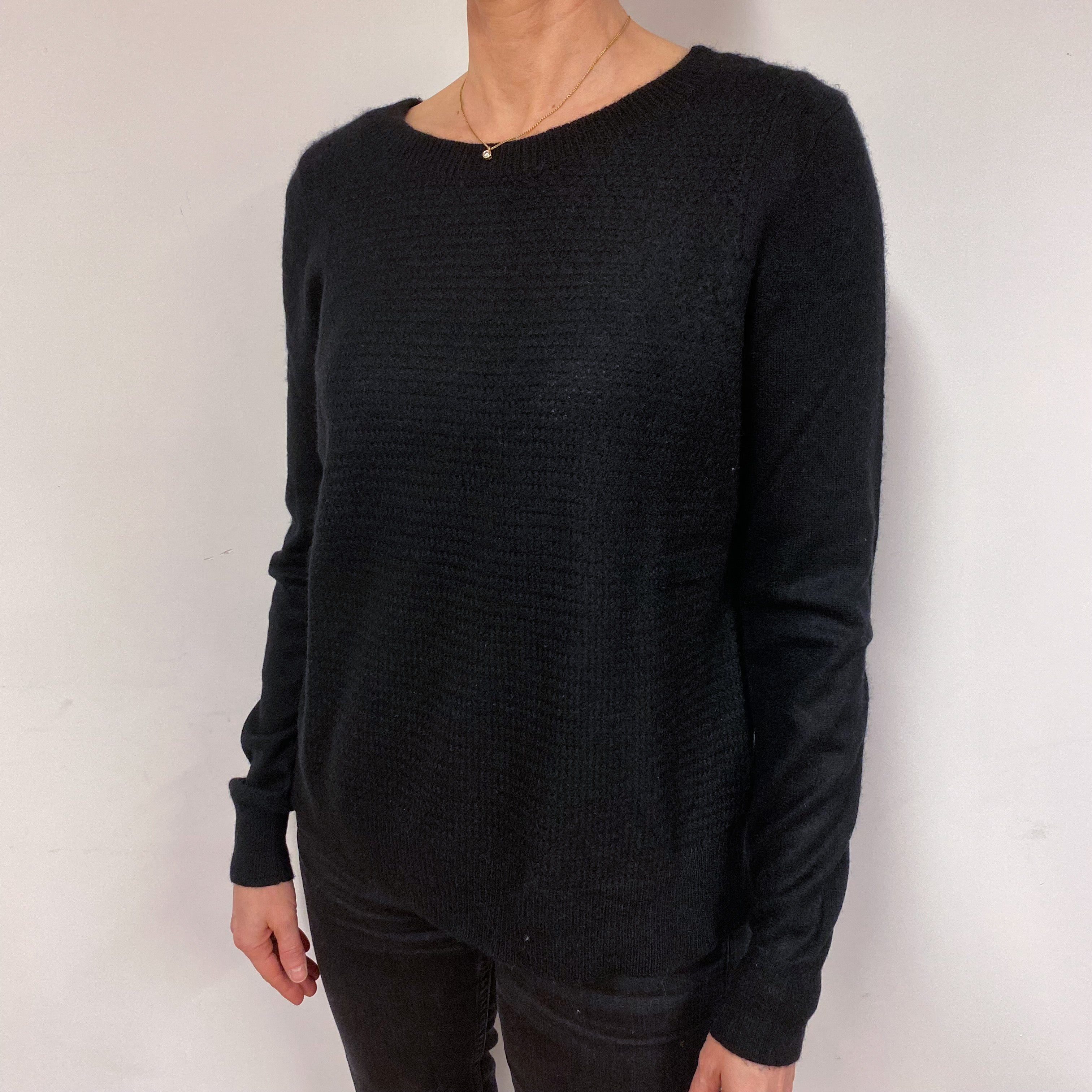 Black Crew Neck Jumper Small