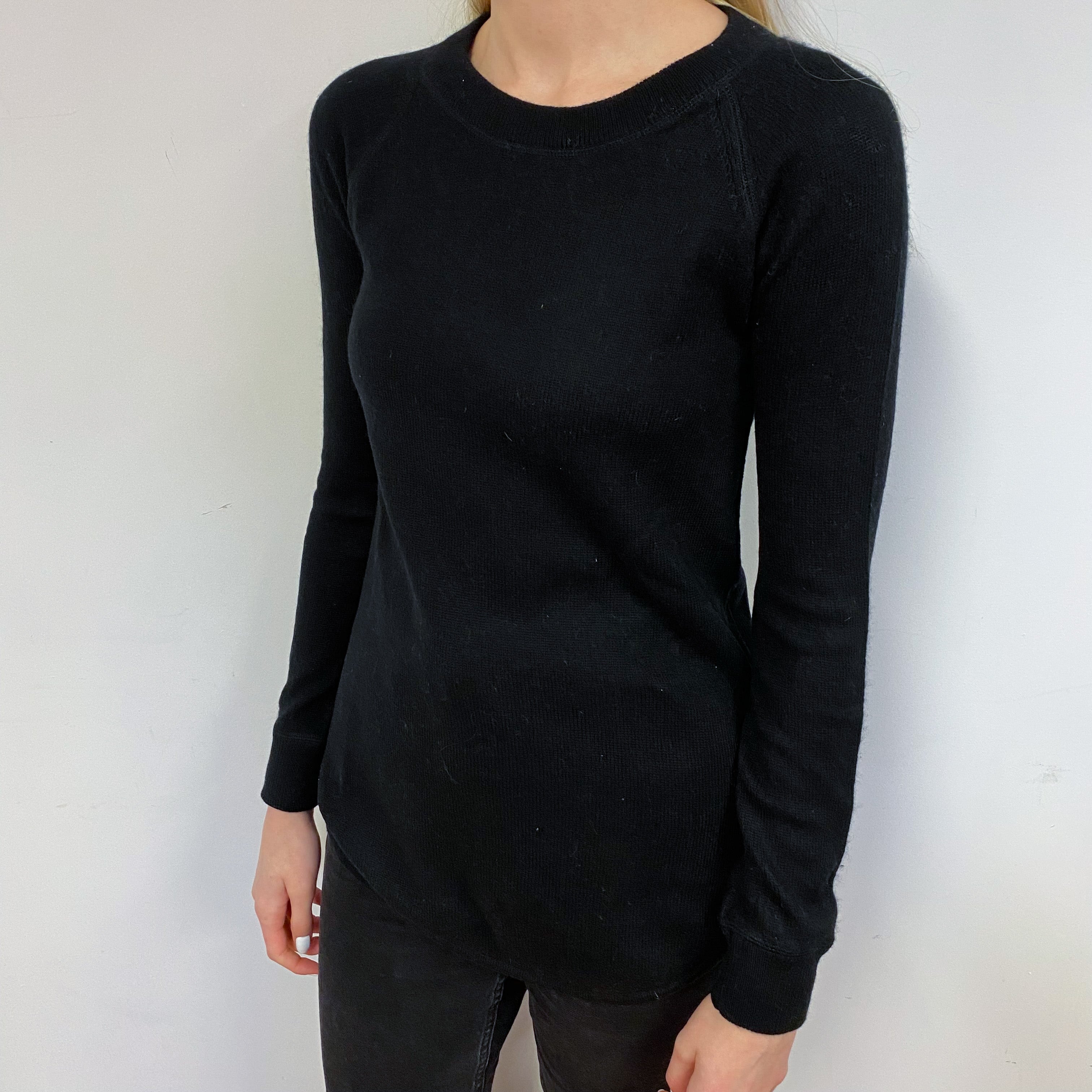 Black Crew Neck Jumper Small