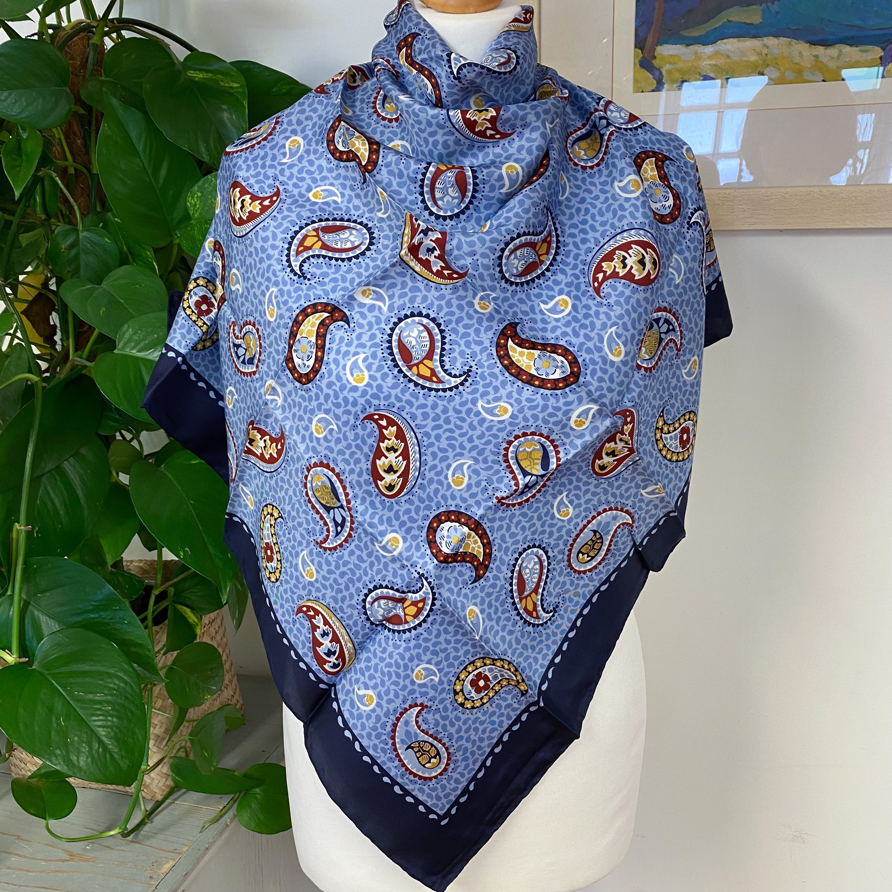 Unworn Beckford Silk Vintage Silk Scarf