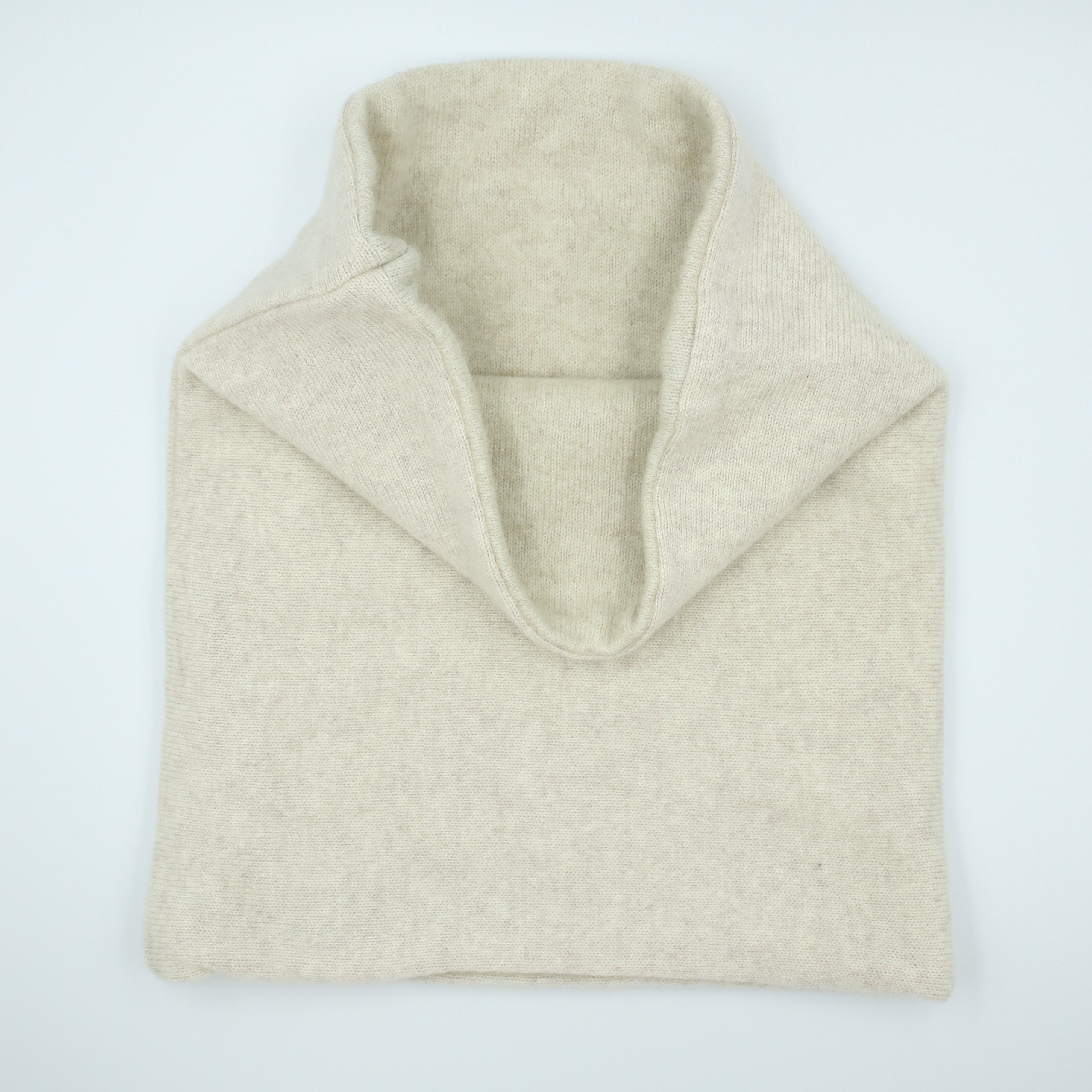 Pale Biscuit Luxury Double Layered Snood
