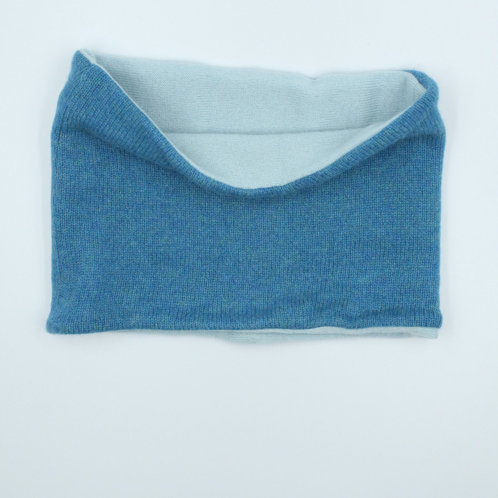 Ocean Green and Ice Blue Neck Warmer