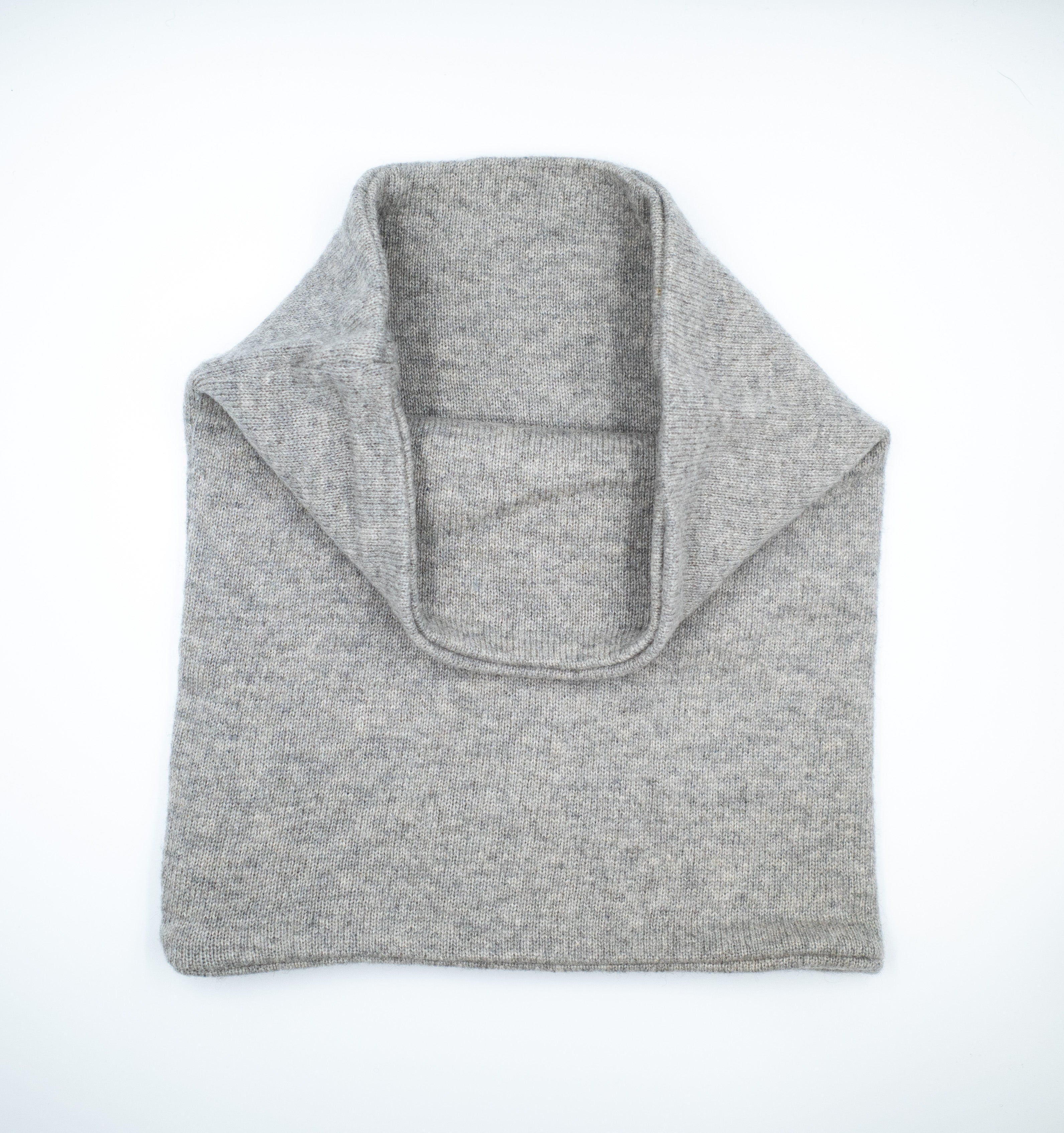 Smoke Grey Luxury Double Layered Snood