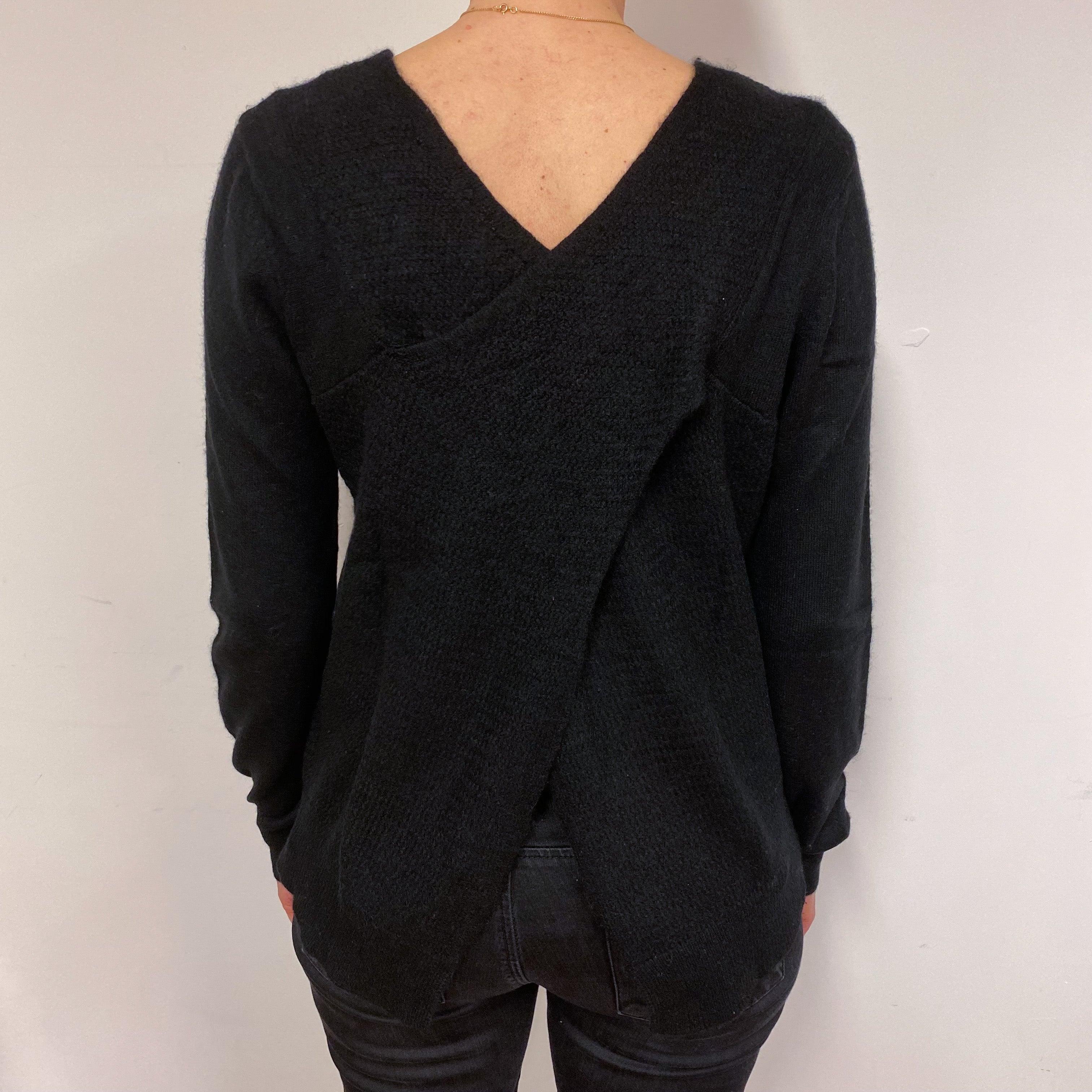 Black Crew Neck Jumper Small
