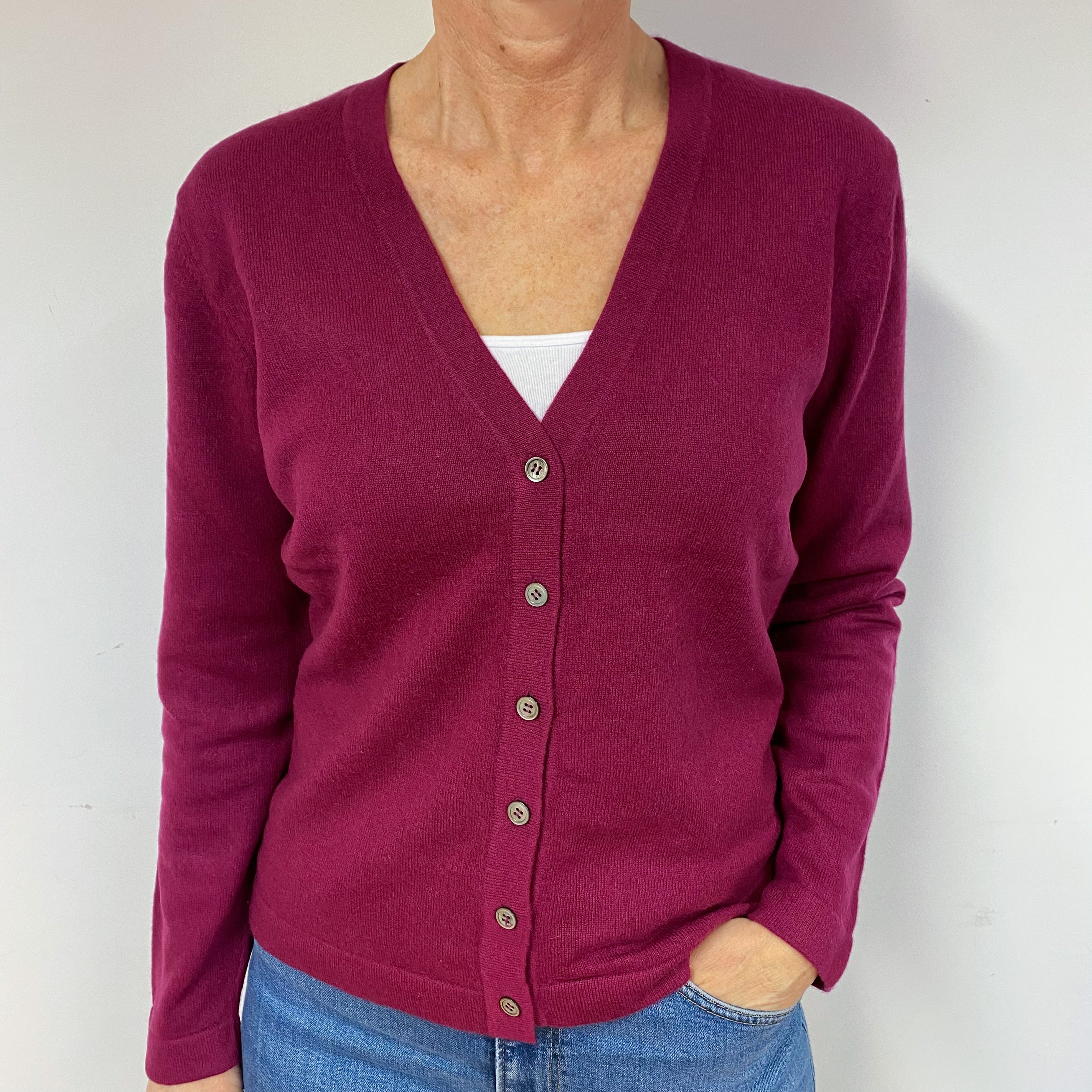 Rouge Cashmere Cardigan Medium