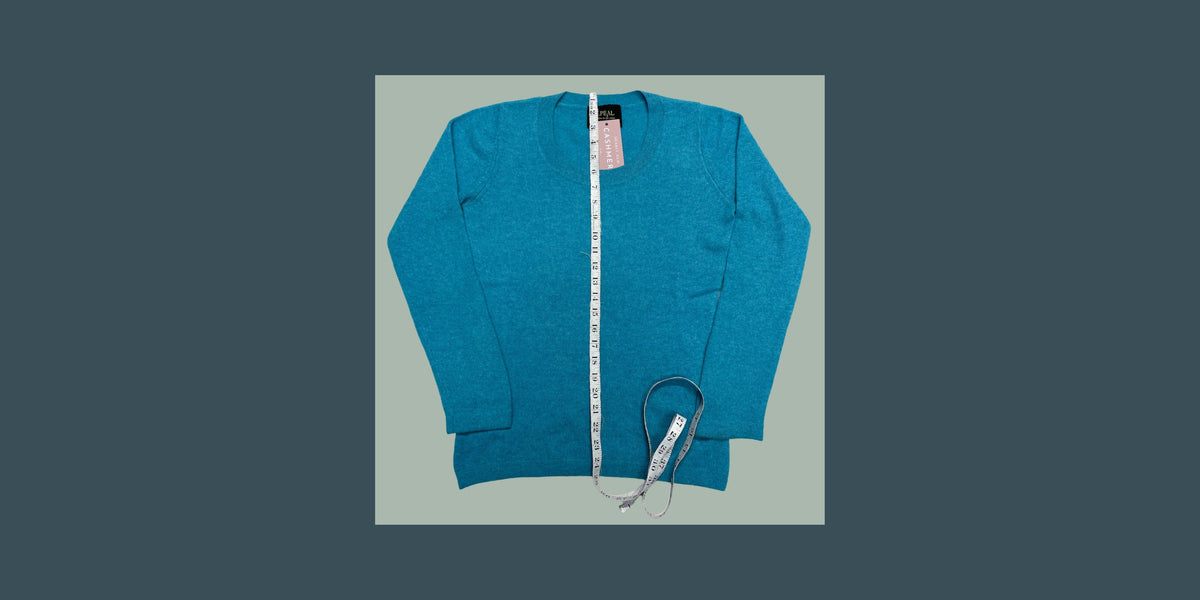 How to measure a cashmere jumper